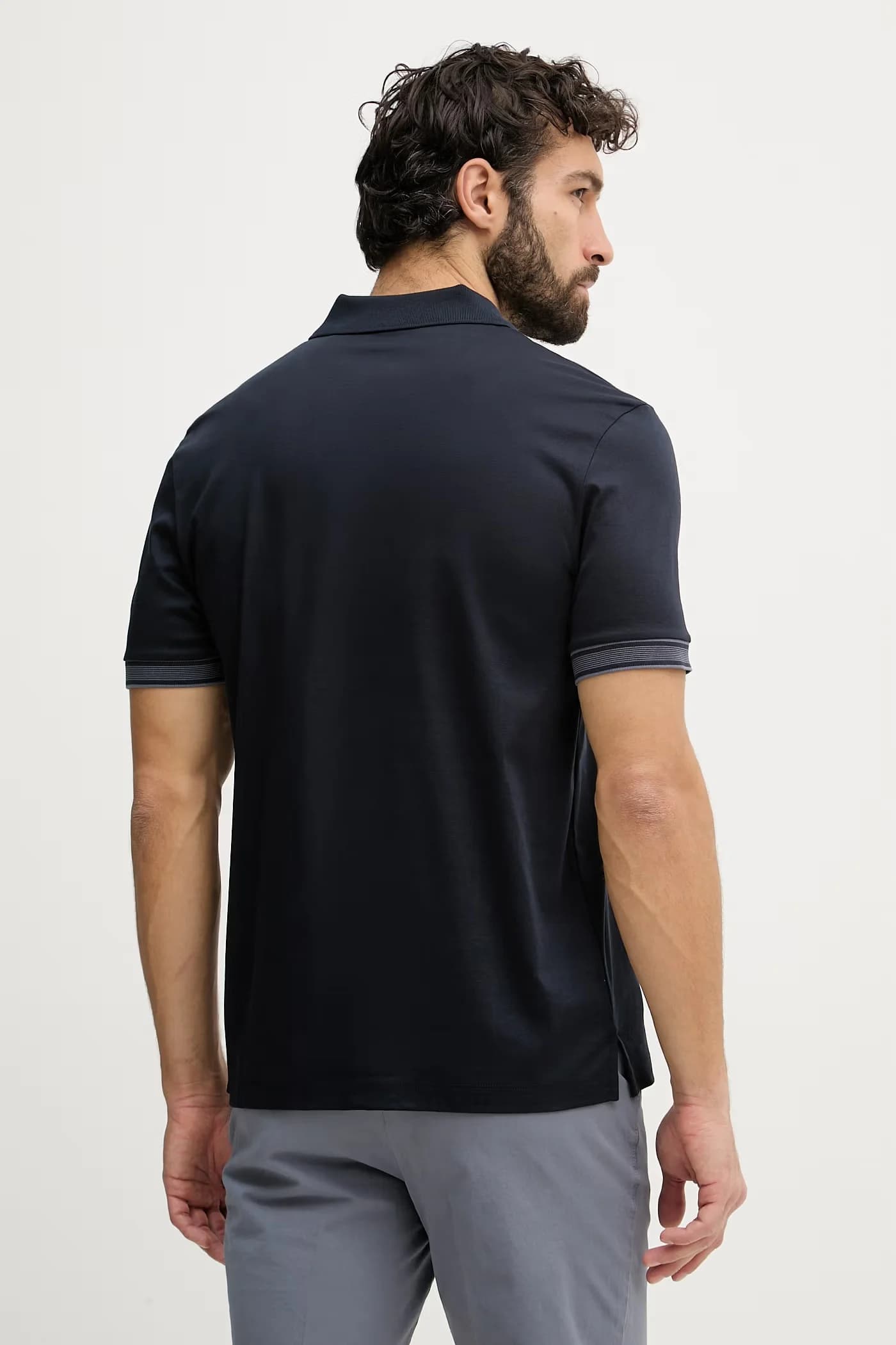 Мужское хлопковое поло Parlay 238 - фото 3