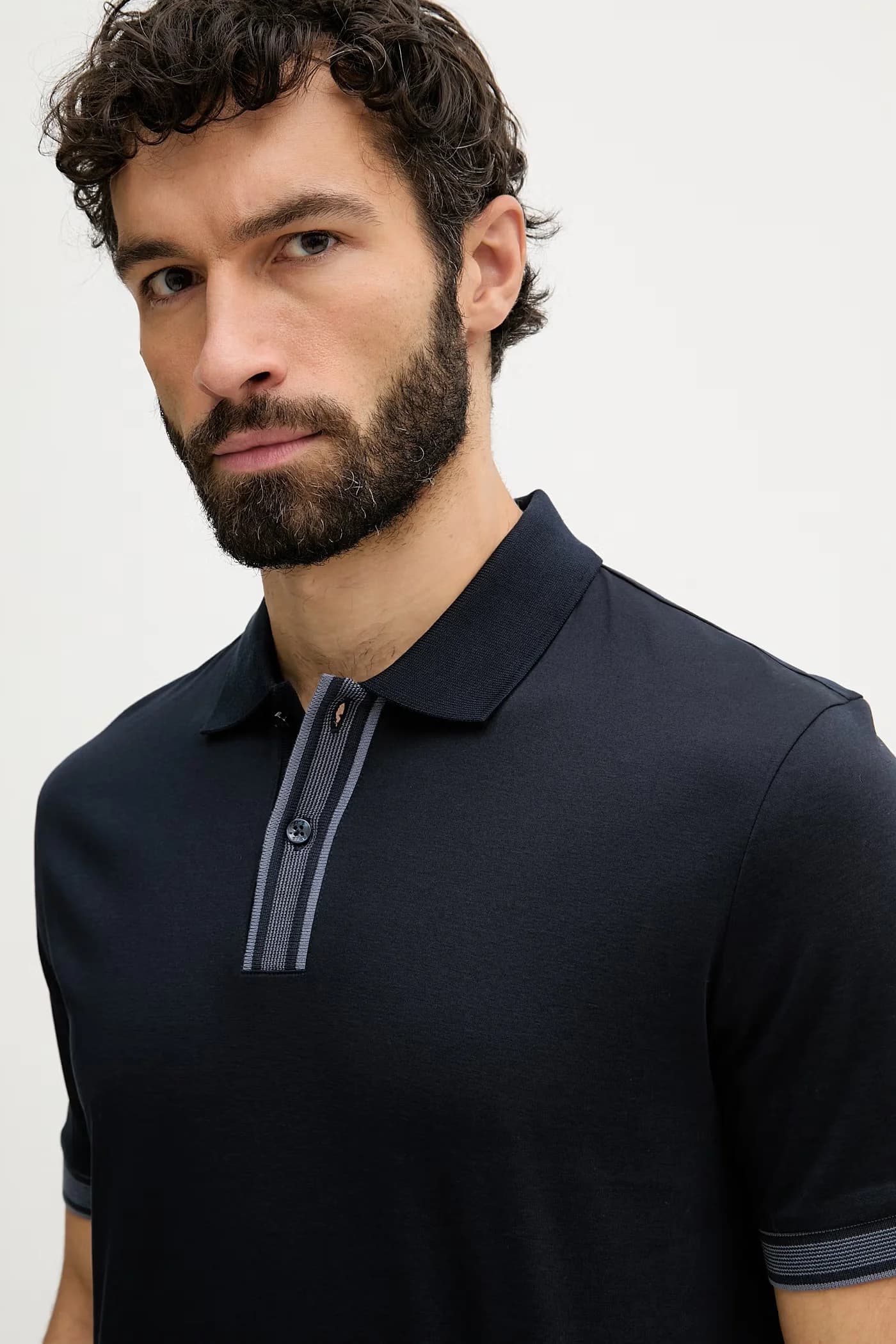 Мужское хлопковое поло Parlay 238 - фото 4