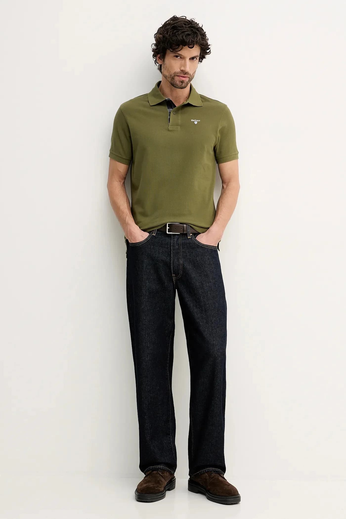 Хлопковое поло Tartan Pique Polo - фото 2