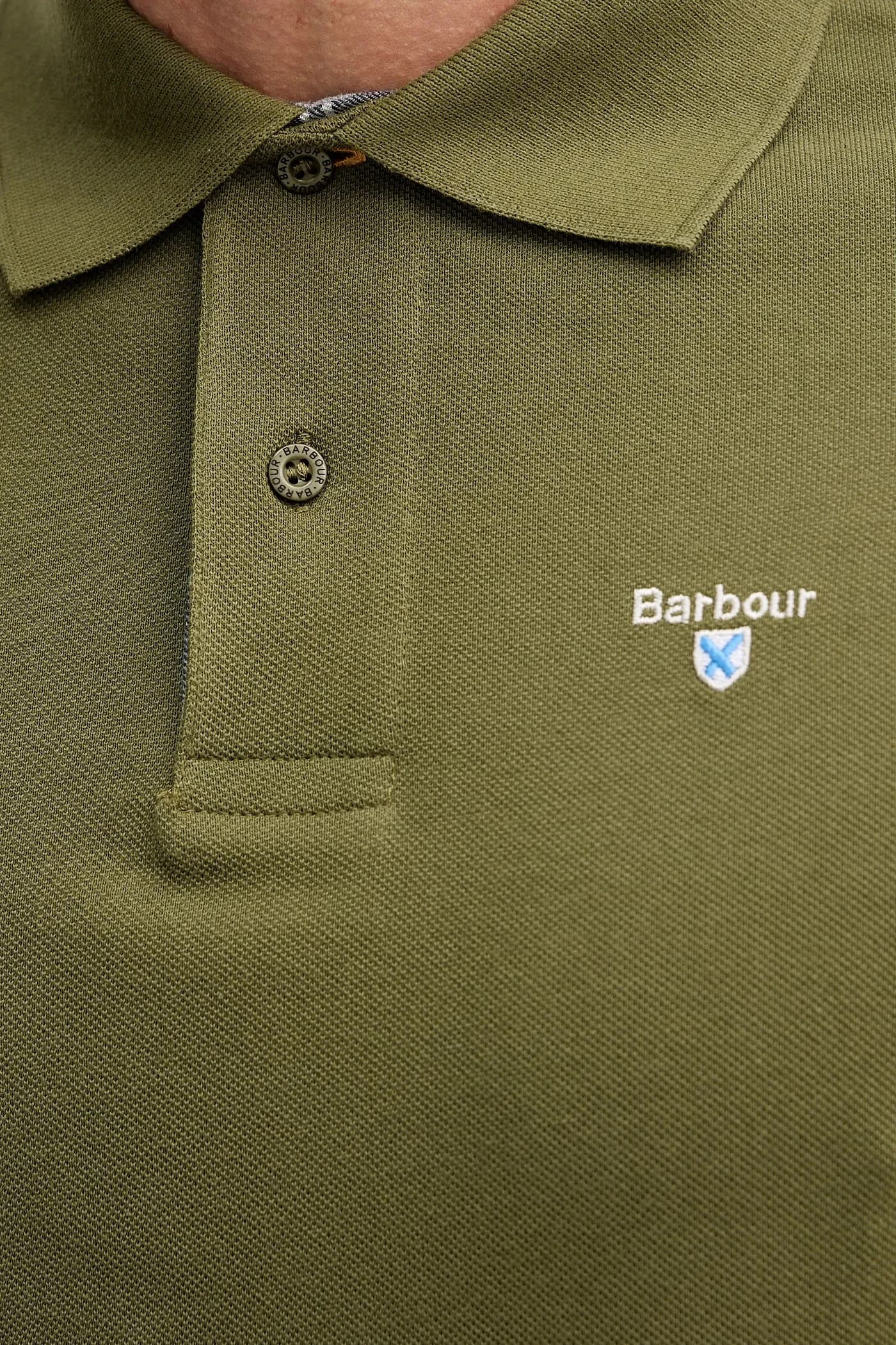 Хлопковое поло Tartan Pique Polo - фото 5