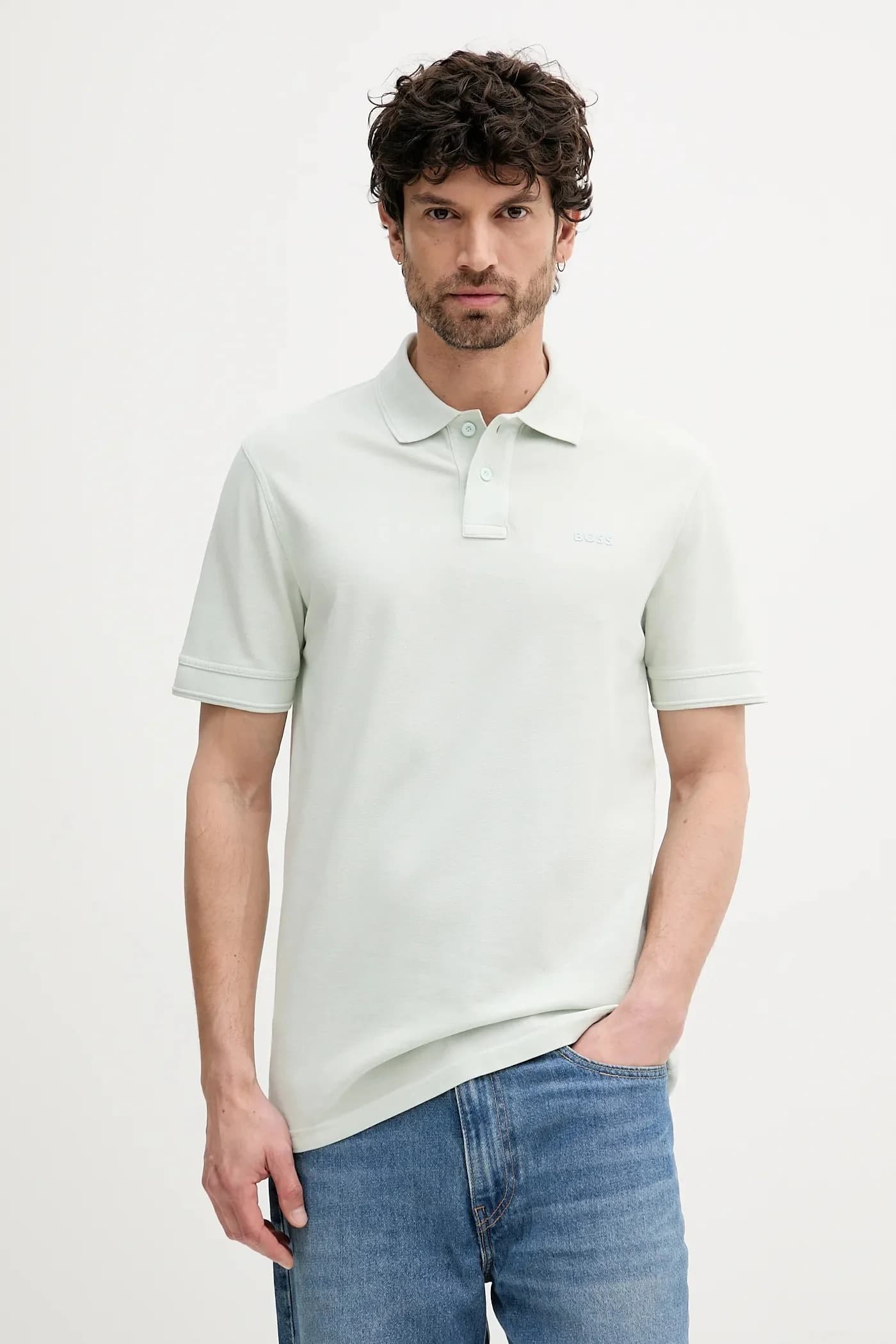 Хлопковая рубашка-поло Prime