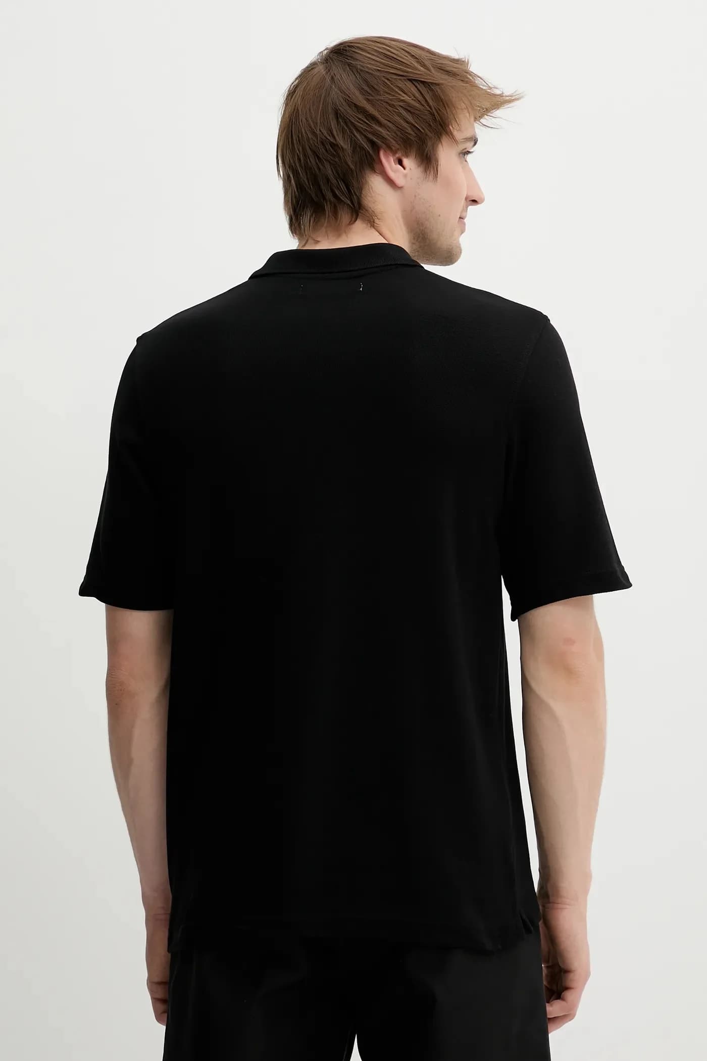 хлопковая рубашка-поло SAMAC - фото 3