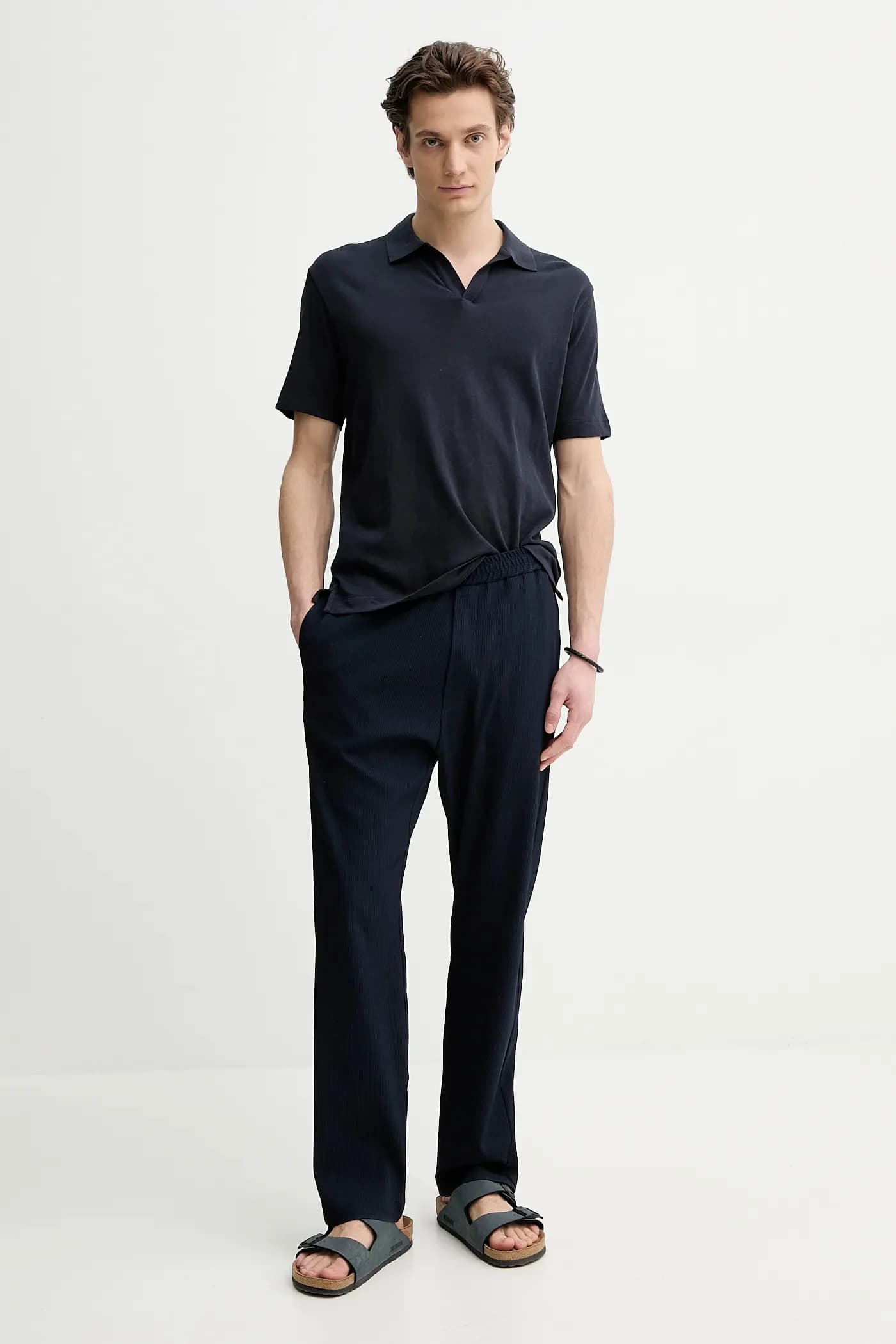 Поло с оттенком льна - фото 2