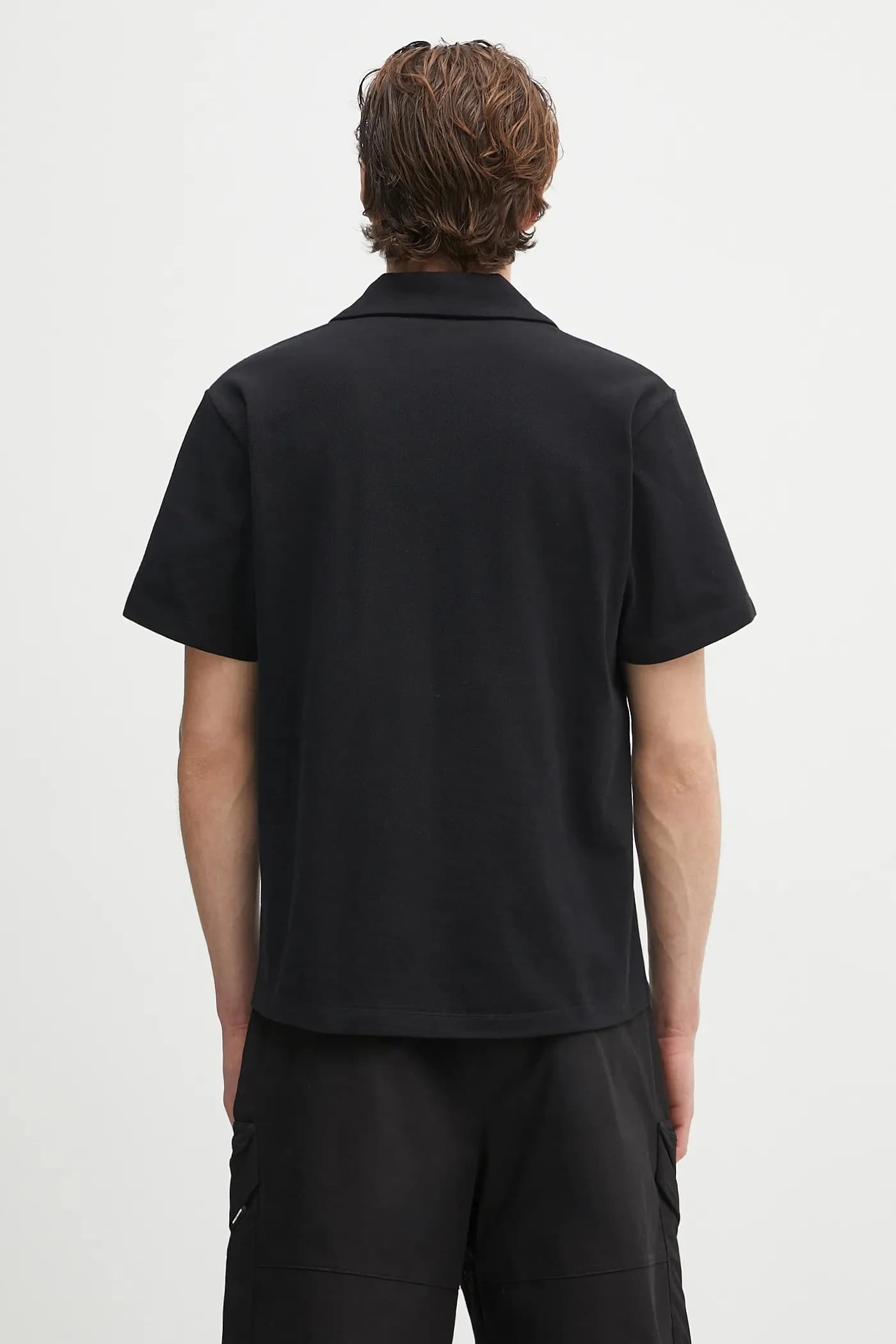 Хлопковая рубашка-поло - фото 3