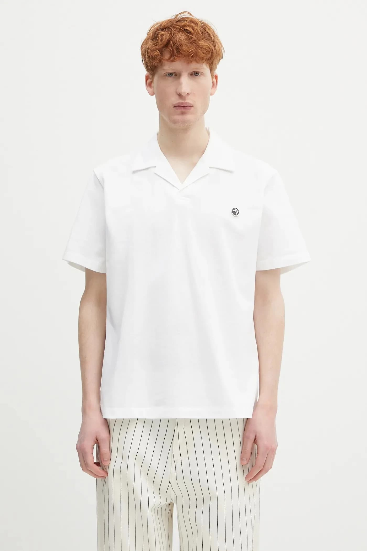 Хлопковая рубашка-поло