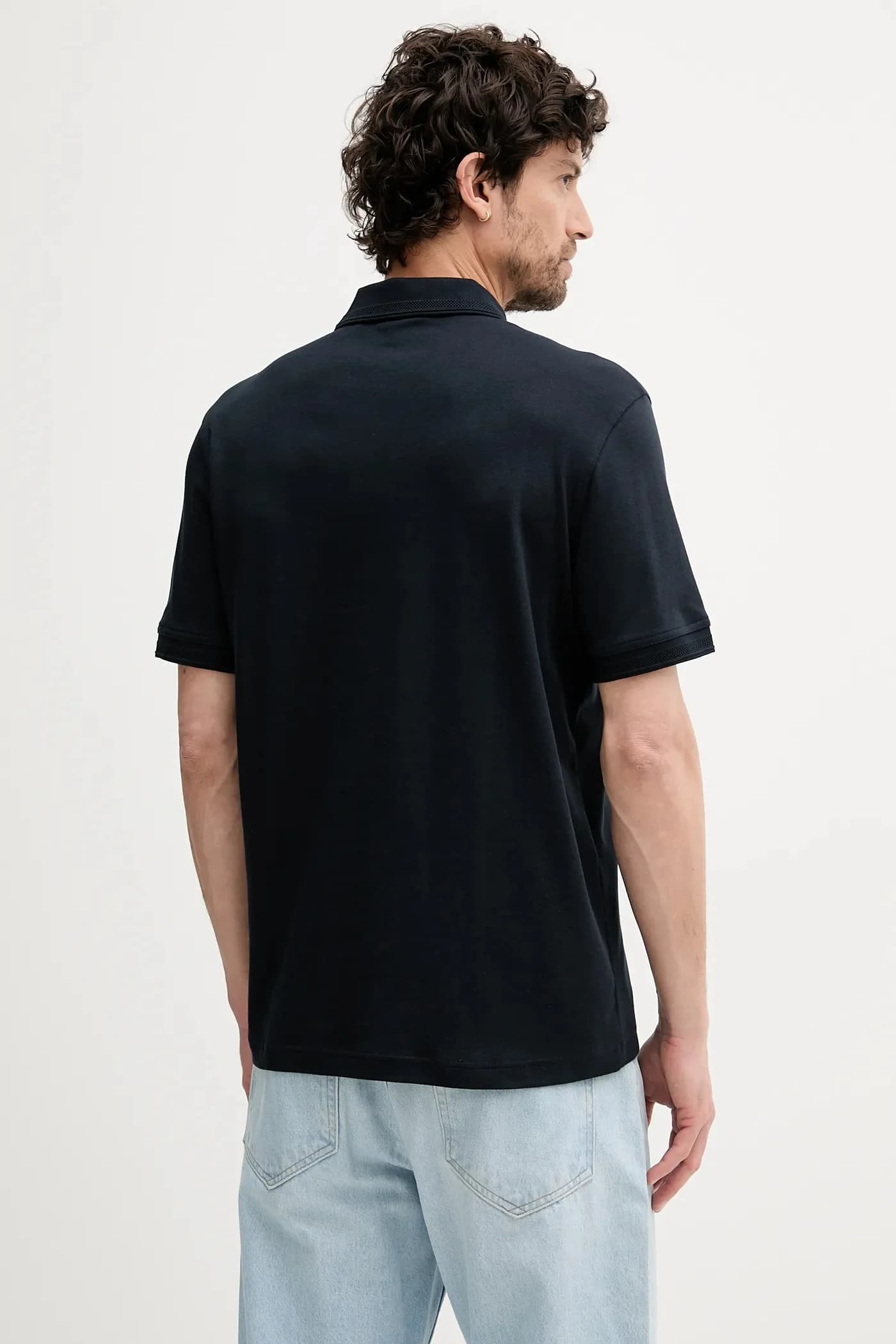 Хлопковая рубашка-поло Pe_Interlock - фото 2