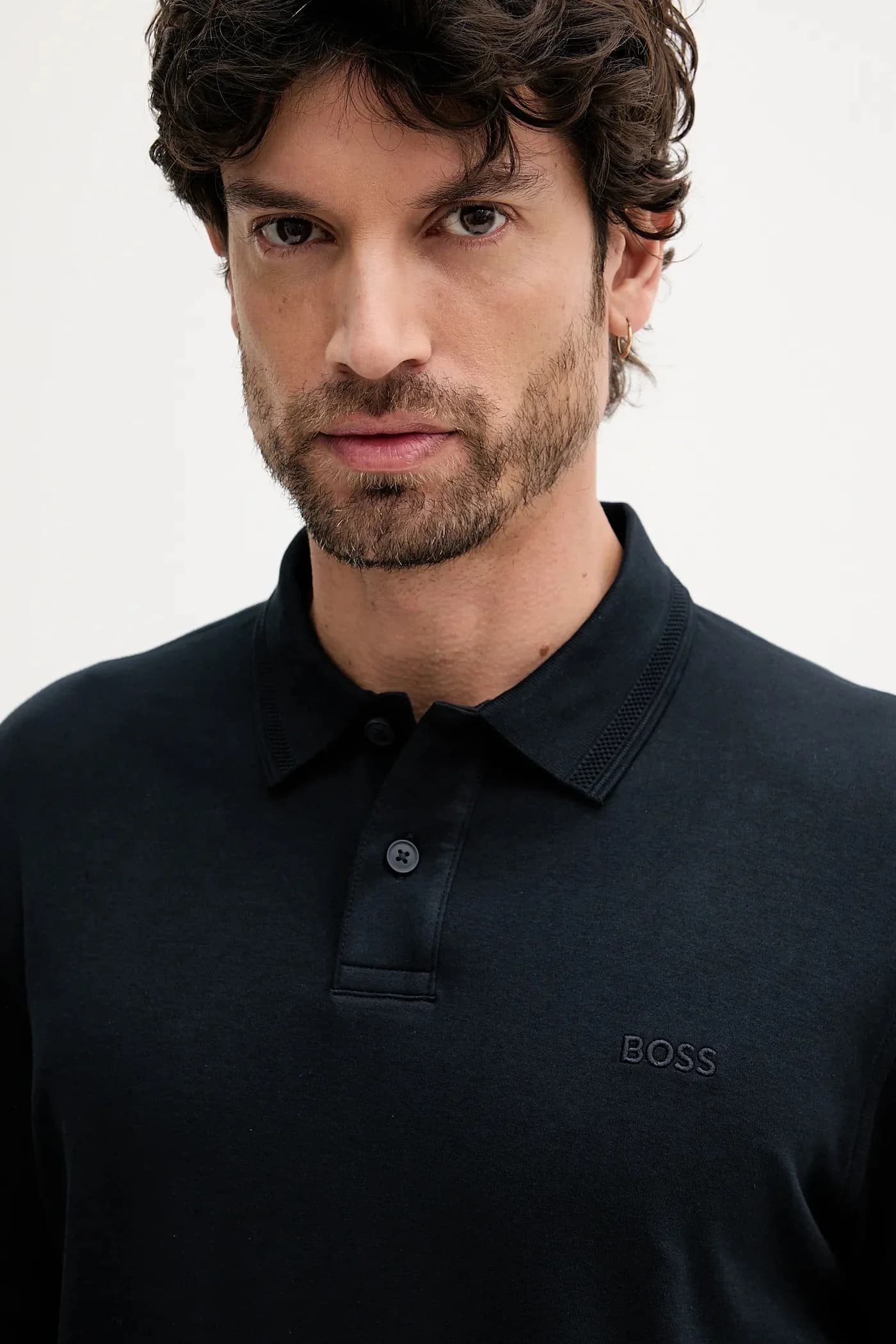 Хлопковая рубашка-поло Pe_Interlock - фото 3