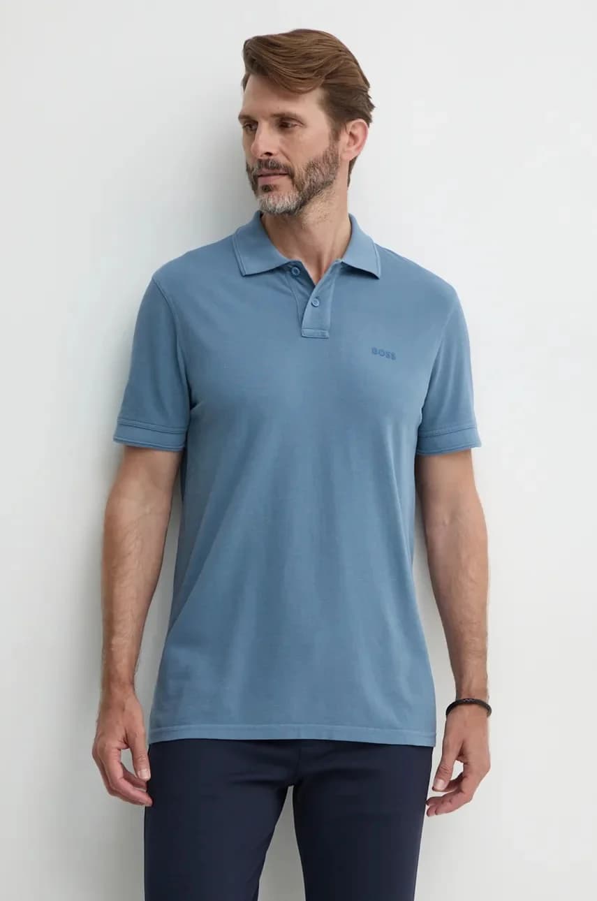 Хлопковая рубашка-поло Prime