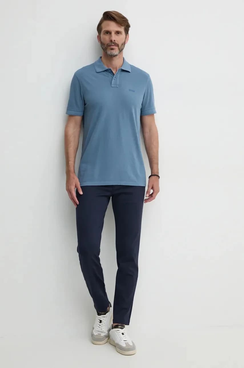 Хлопковая рубашка-поло Prime - фото 2