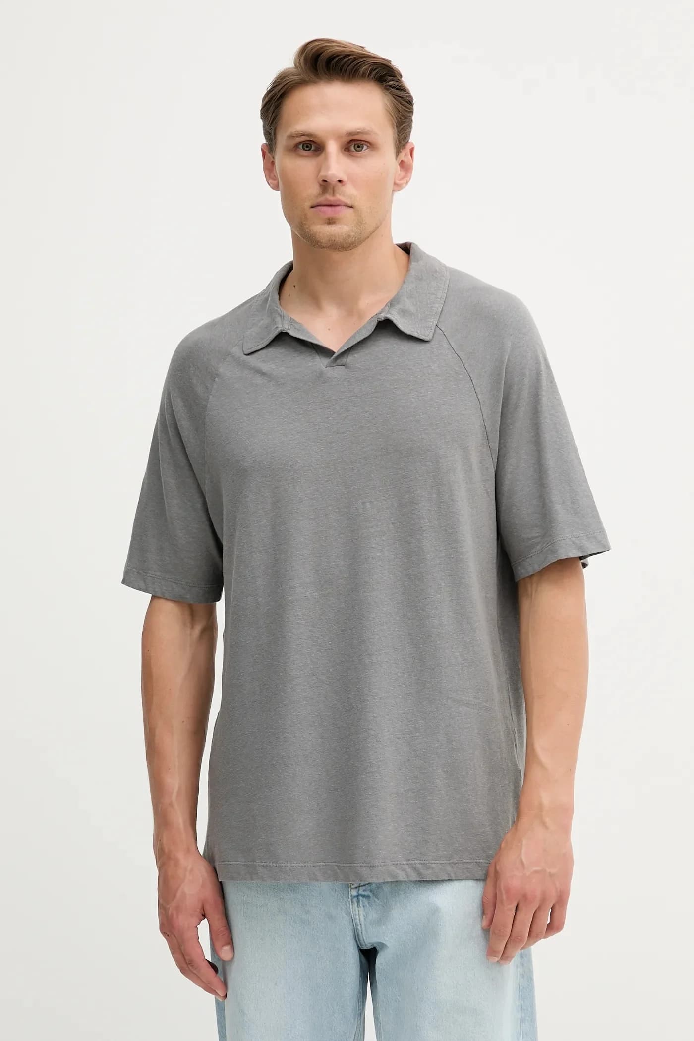 Льняное поло