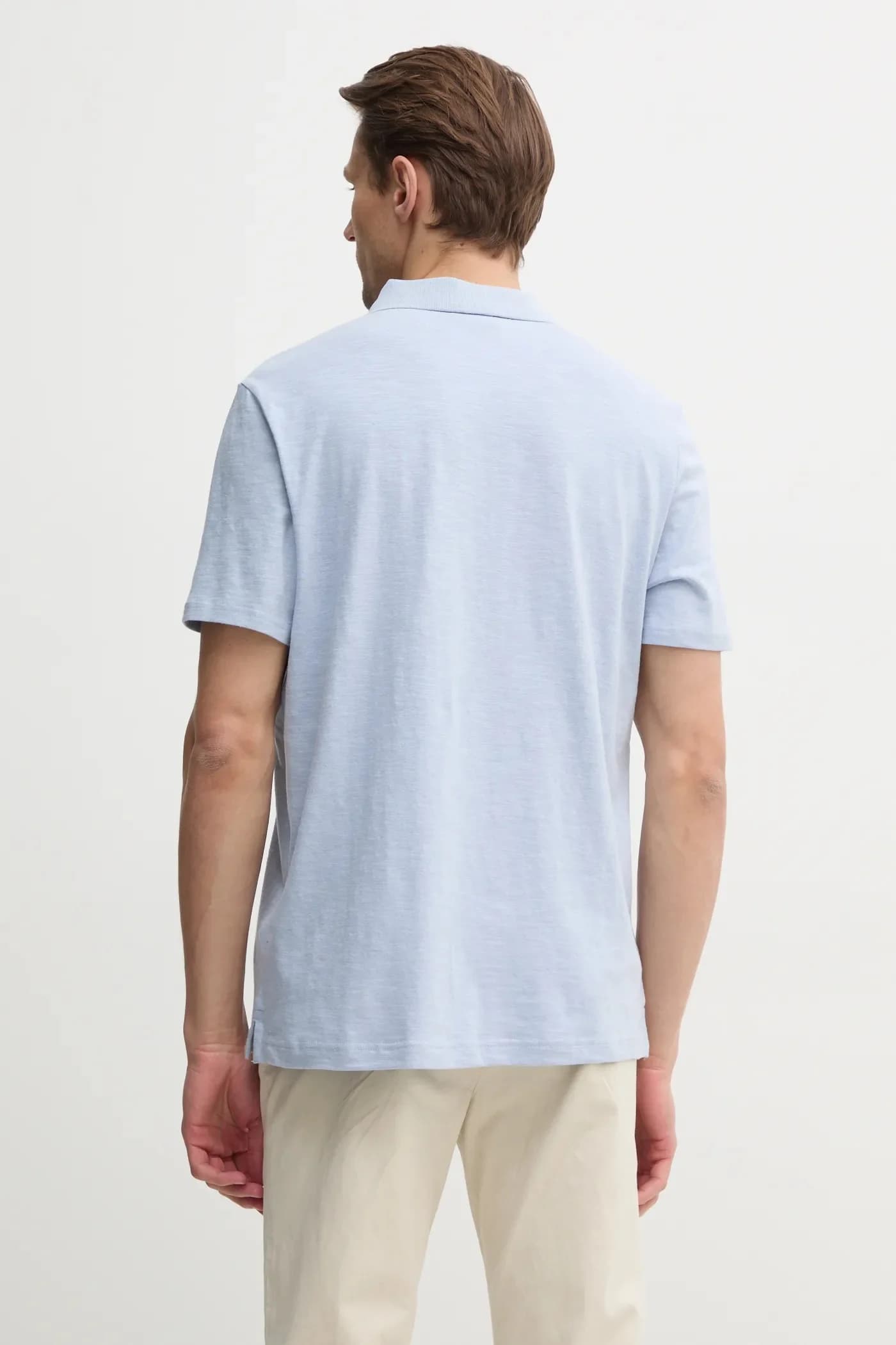 Поло с оттенком льна - фото 3