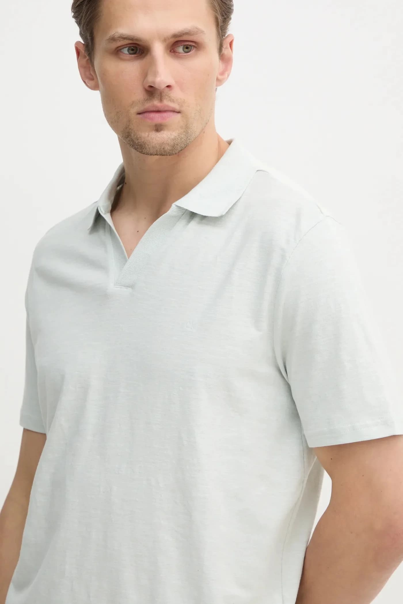 Поло с оттенком льна - фото 3