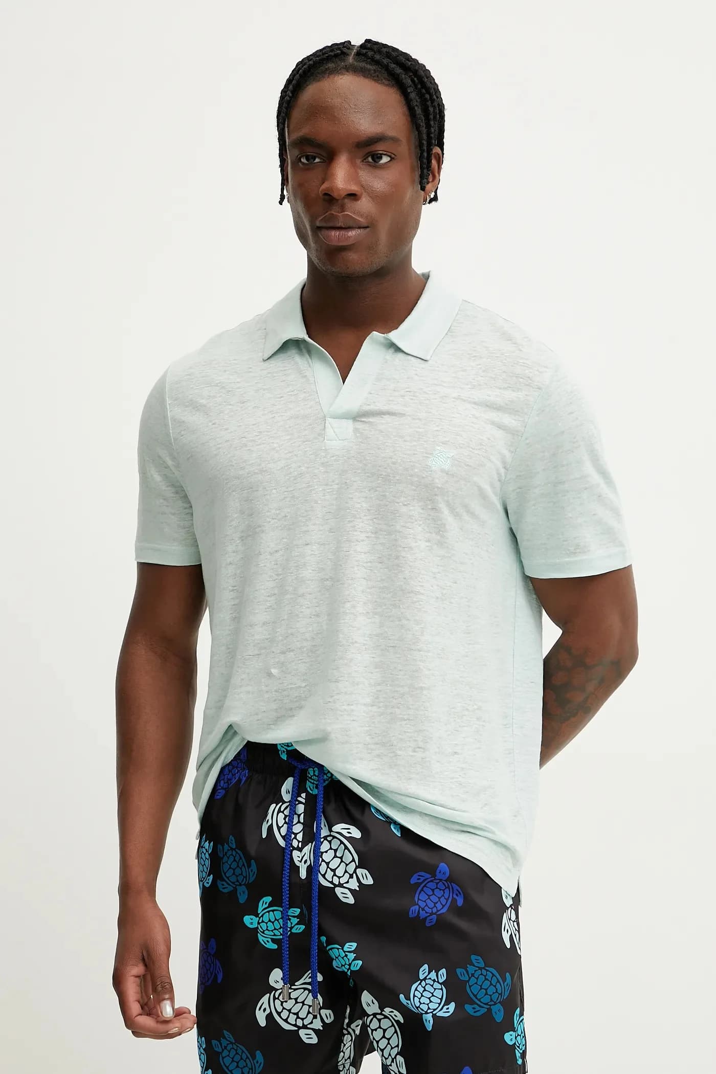 льняное поло PYRAMID