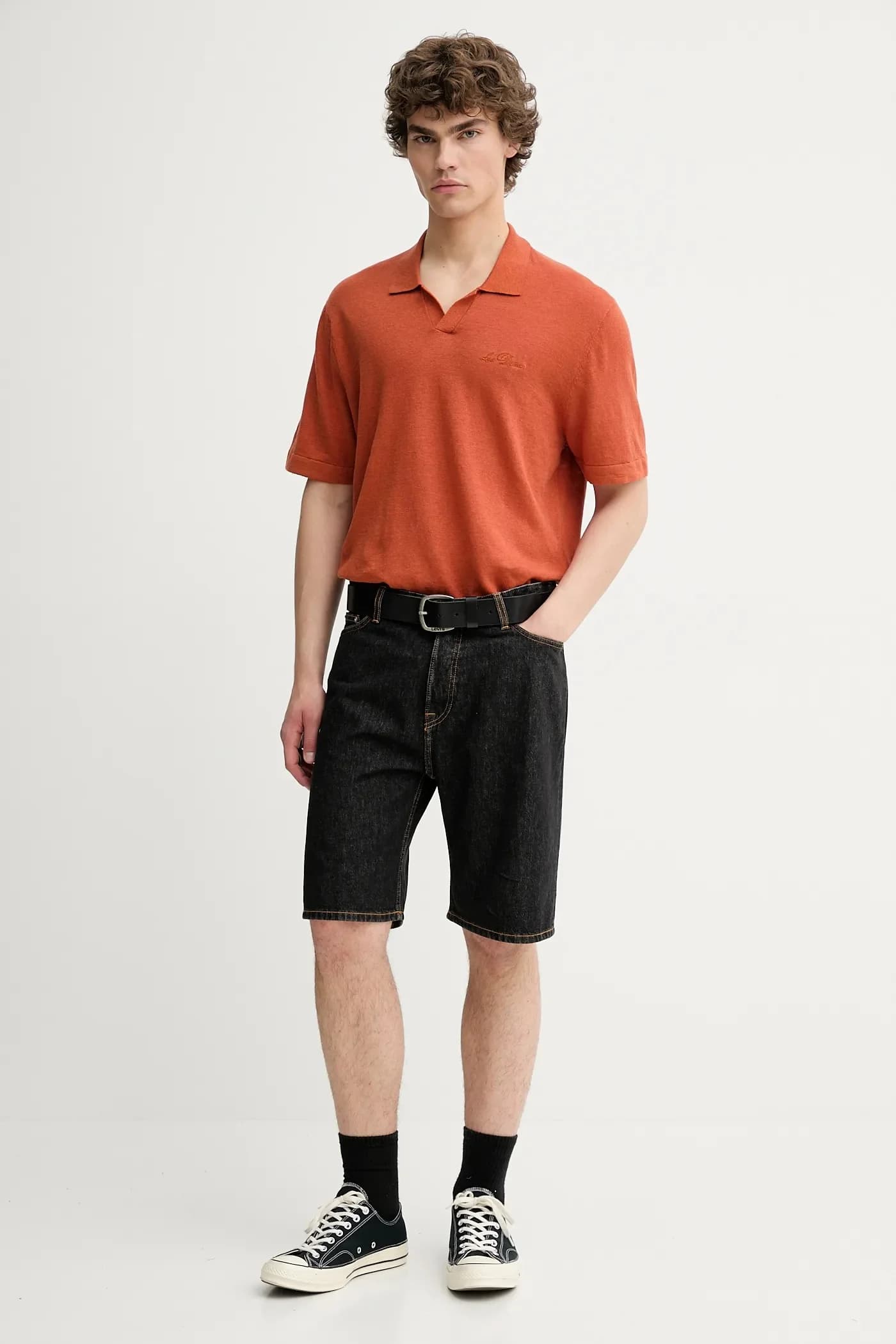 льняное поло Emmanuel - фото 2