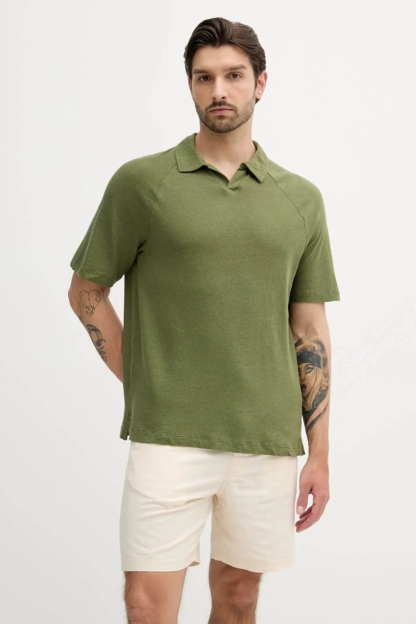 Льняное поло