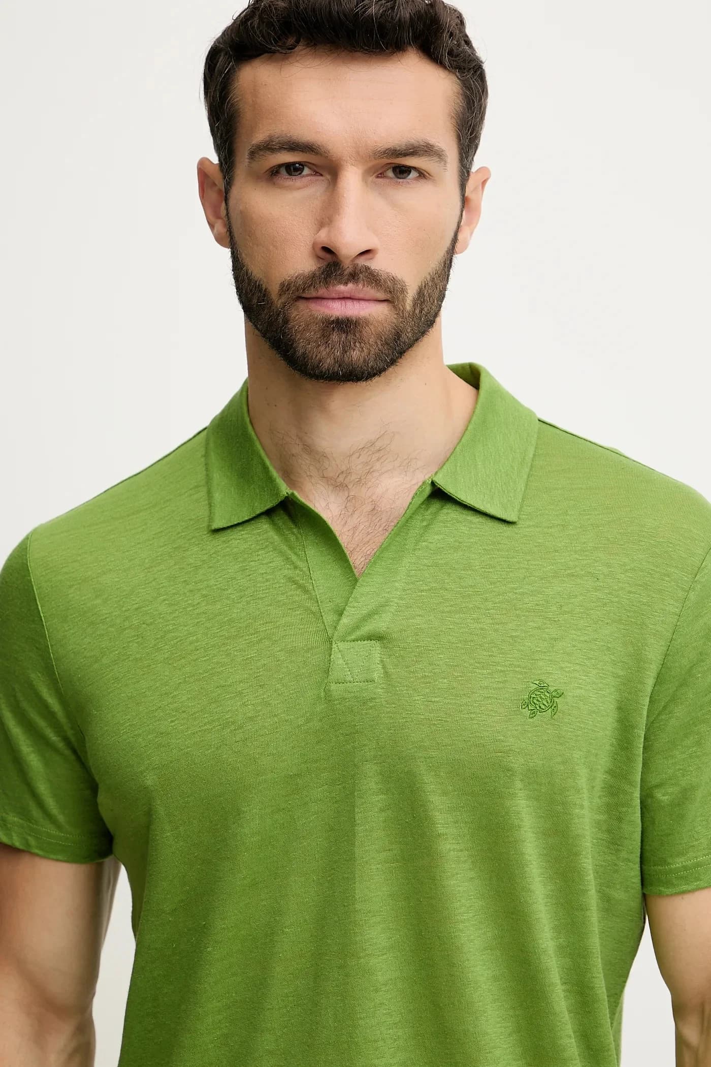 льняное поло PYRAMID - фото 3