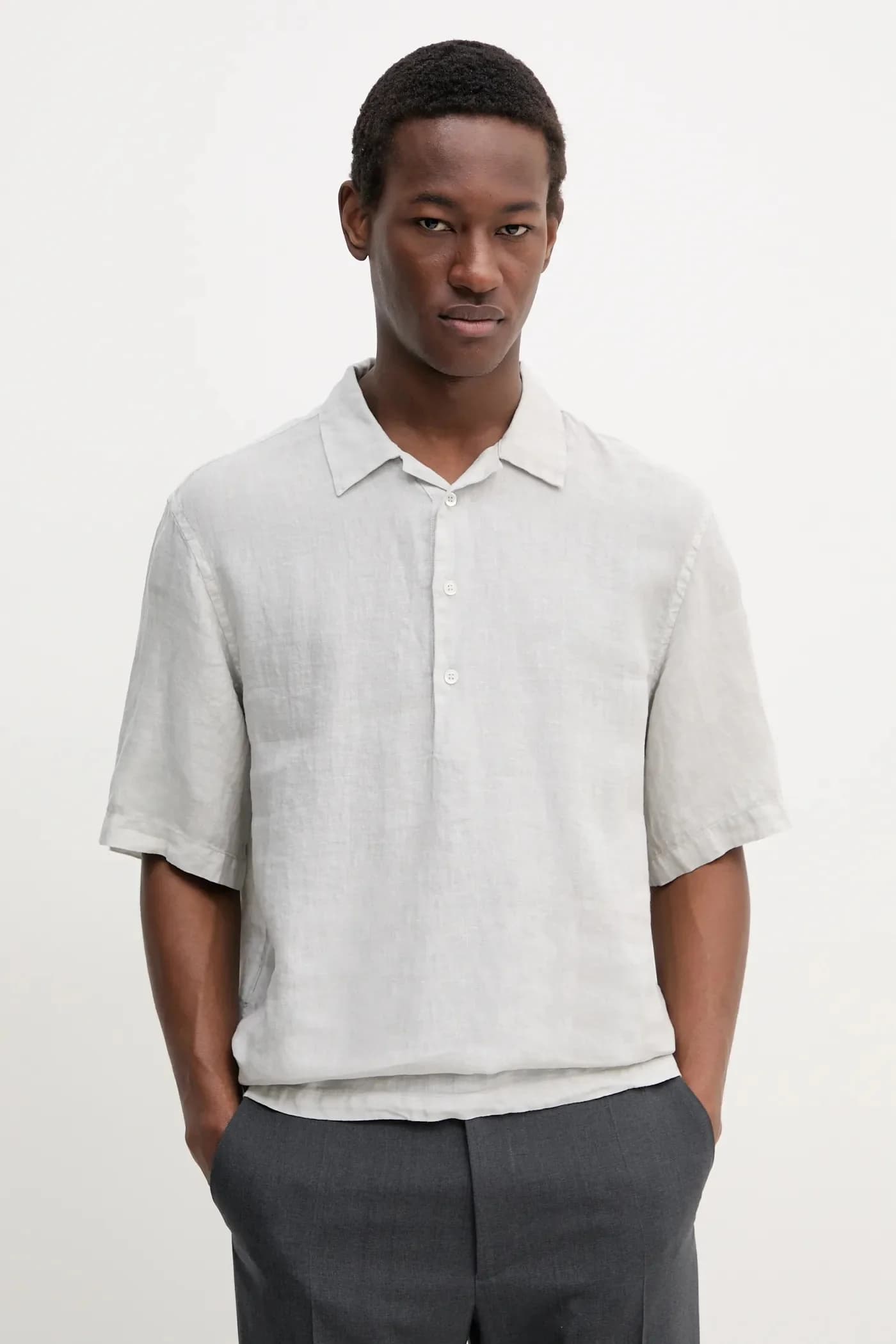 льняное поло Camicia Mola