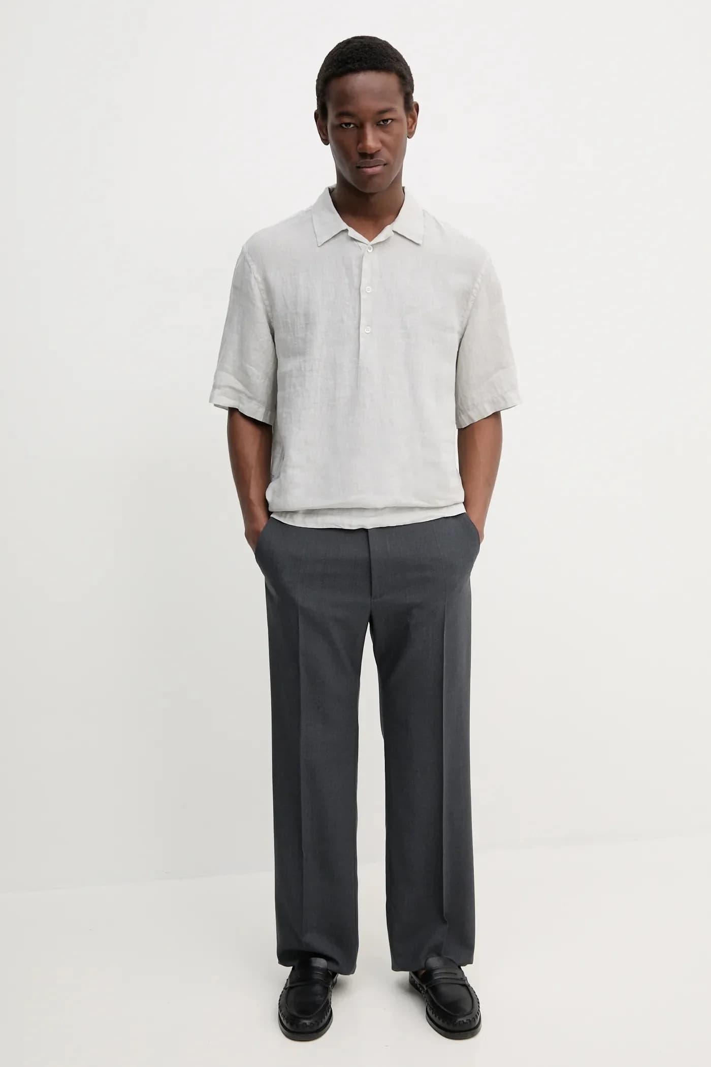 льняное поло Camicia Mola - фото 2