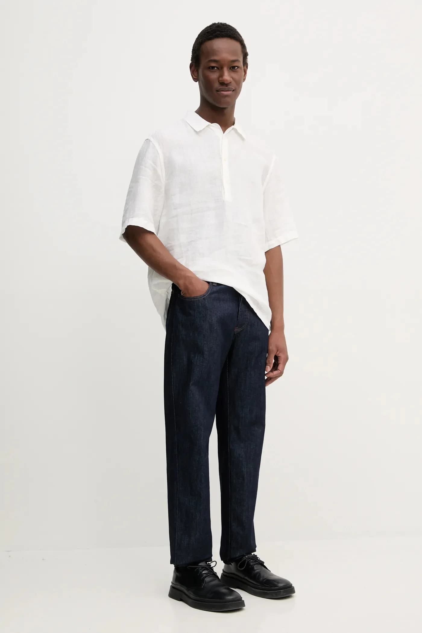 льняное поло Camicia Mola - фото 2