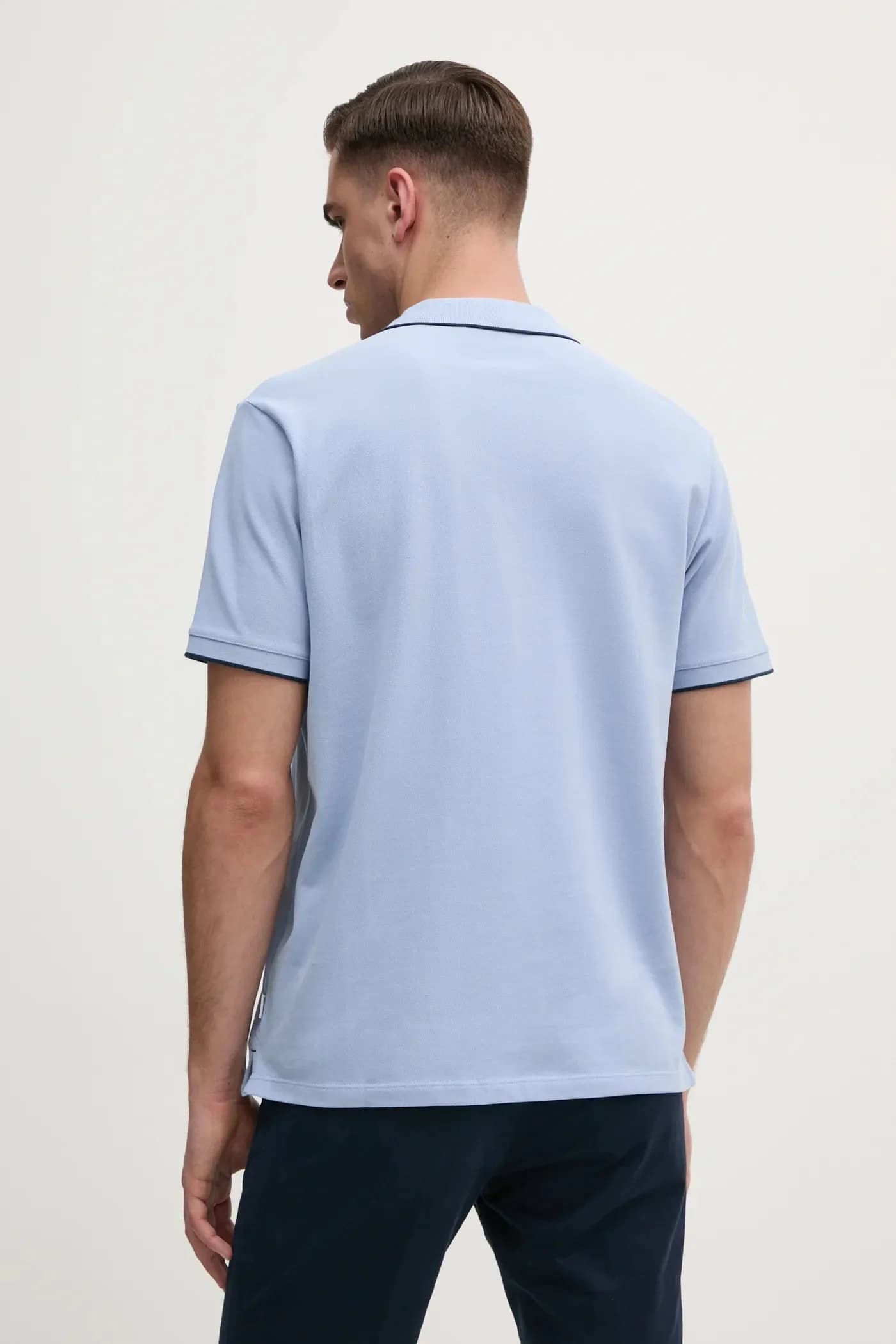 хлопковое поло Hans - фото 3