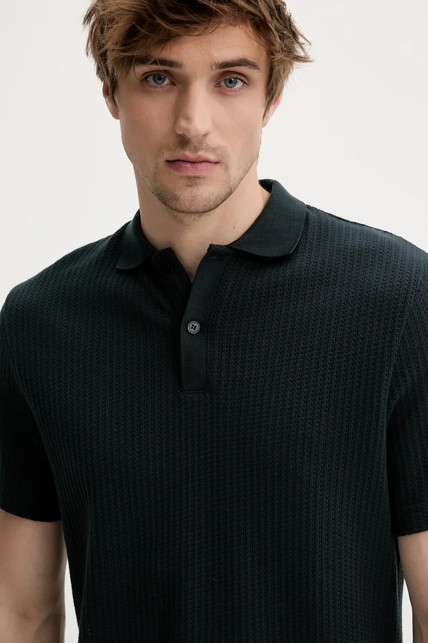 хлопковое поло SAJASE - фото 4