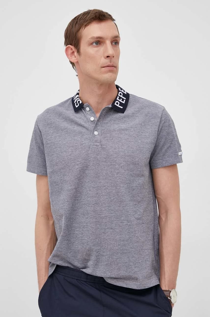 хлопковая рубашка-поло FABRICE D - фото 4