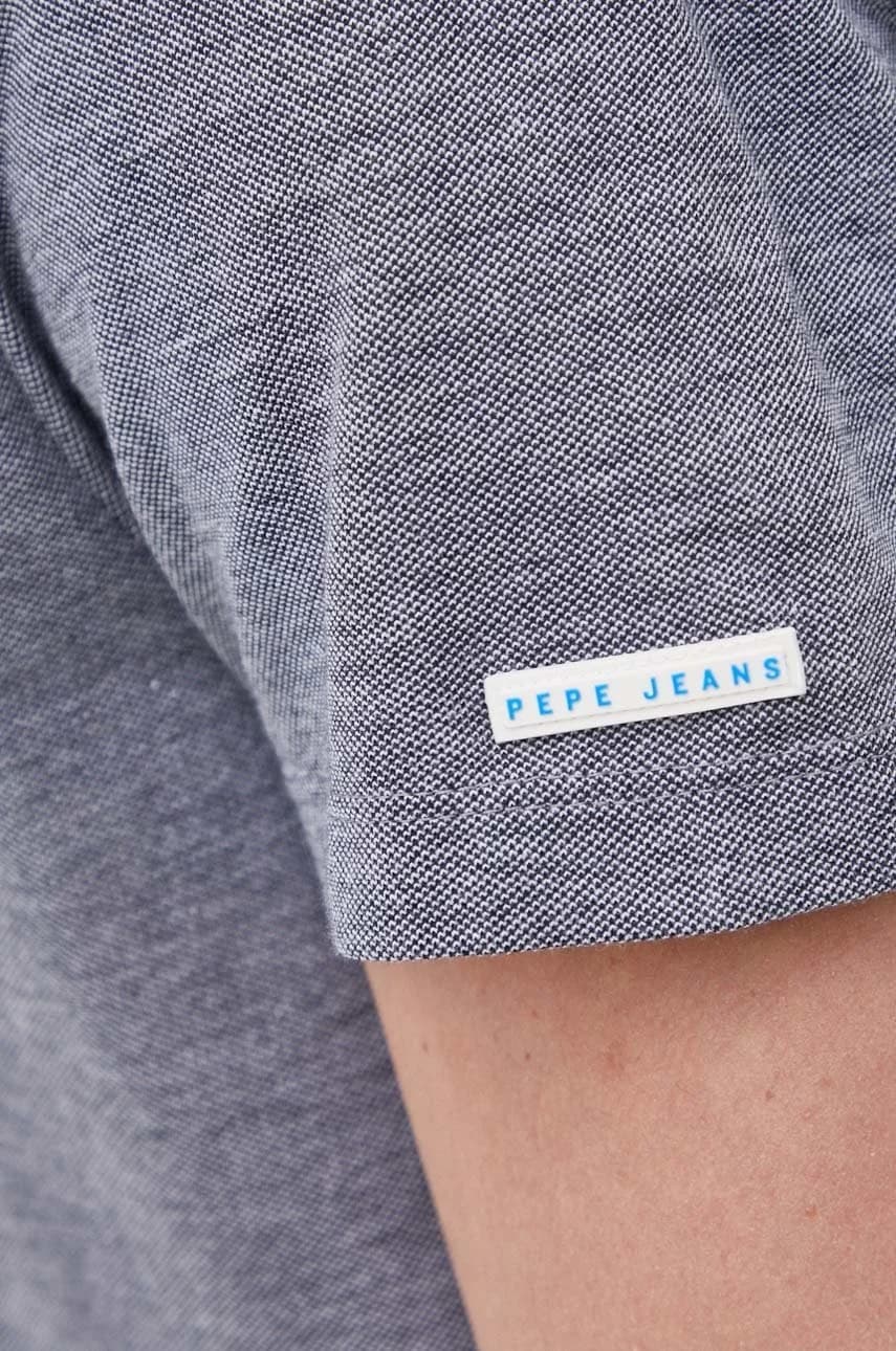 хлопковая рубашка-поло FABRICE D - фото 5