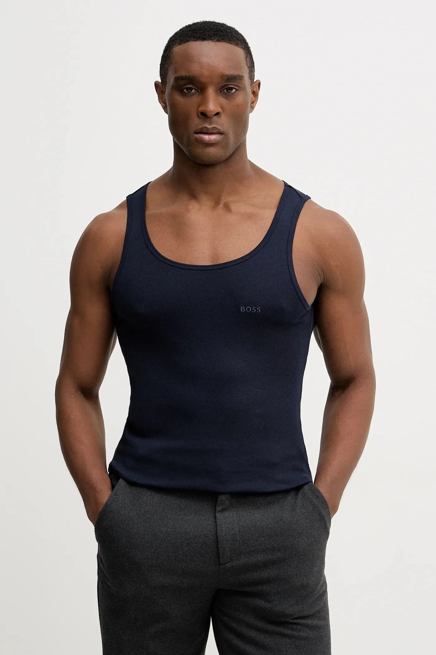 TankTop3P Комплект из трех хлопковых футболок RibClassic - фото 3