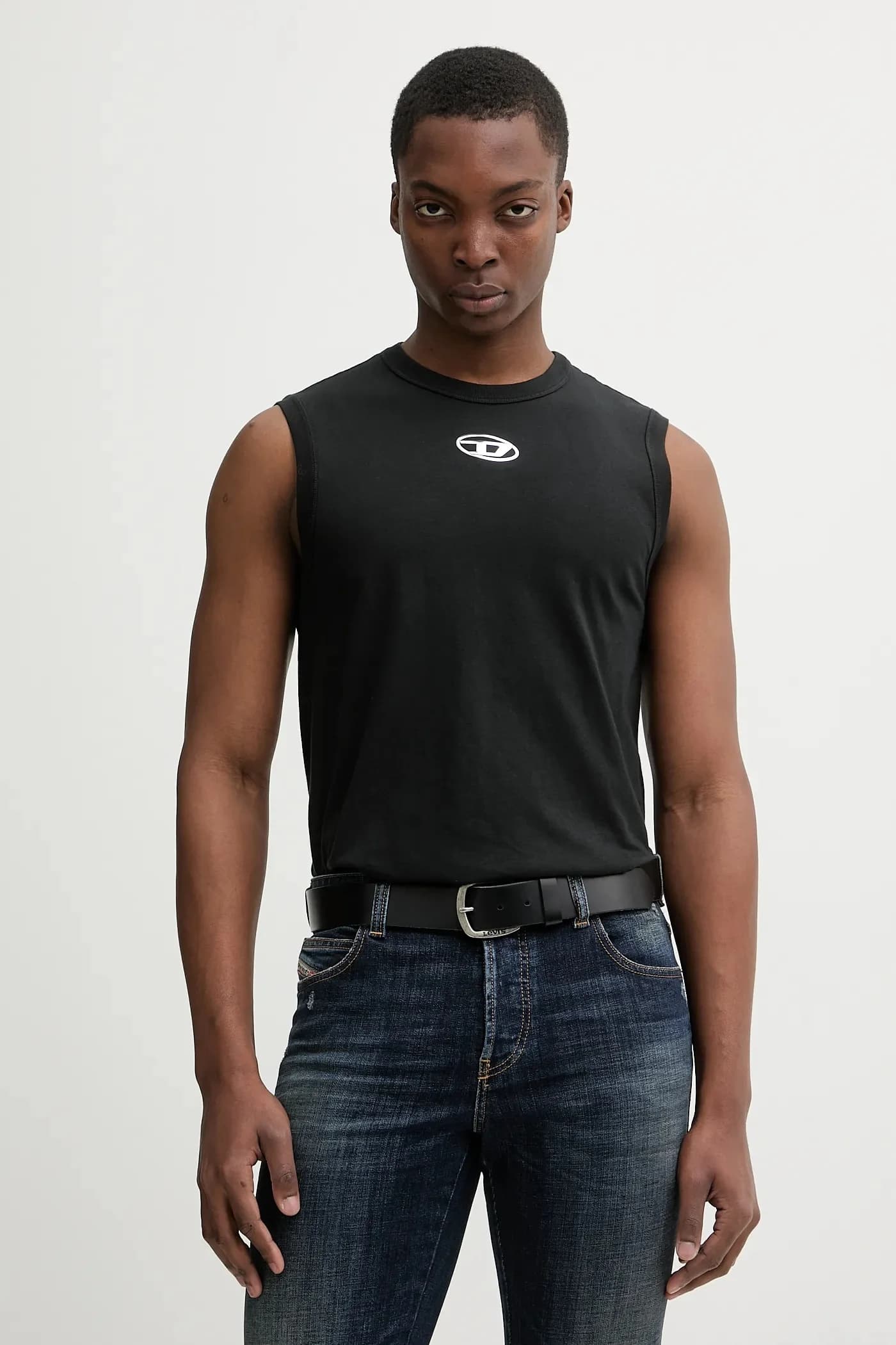 Хлопковая футболка T-BISCO-IOD