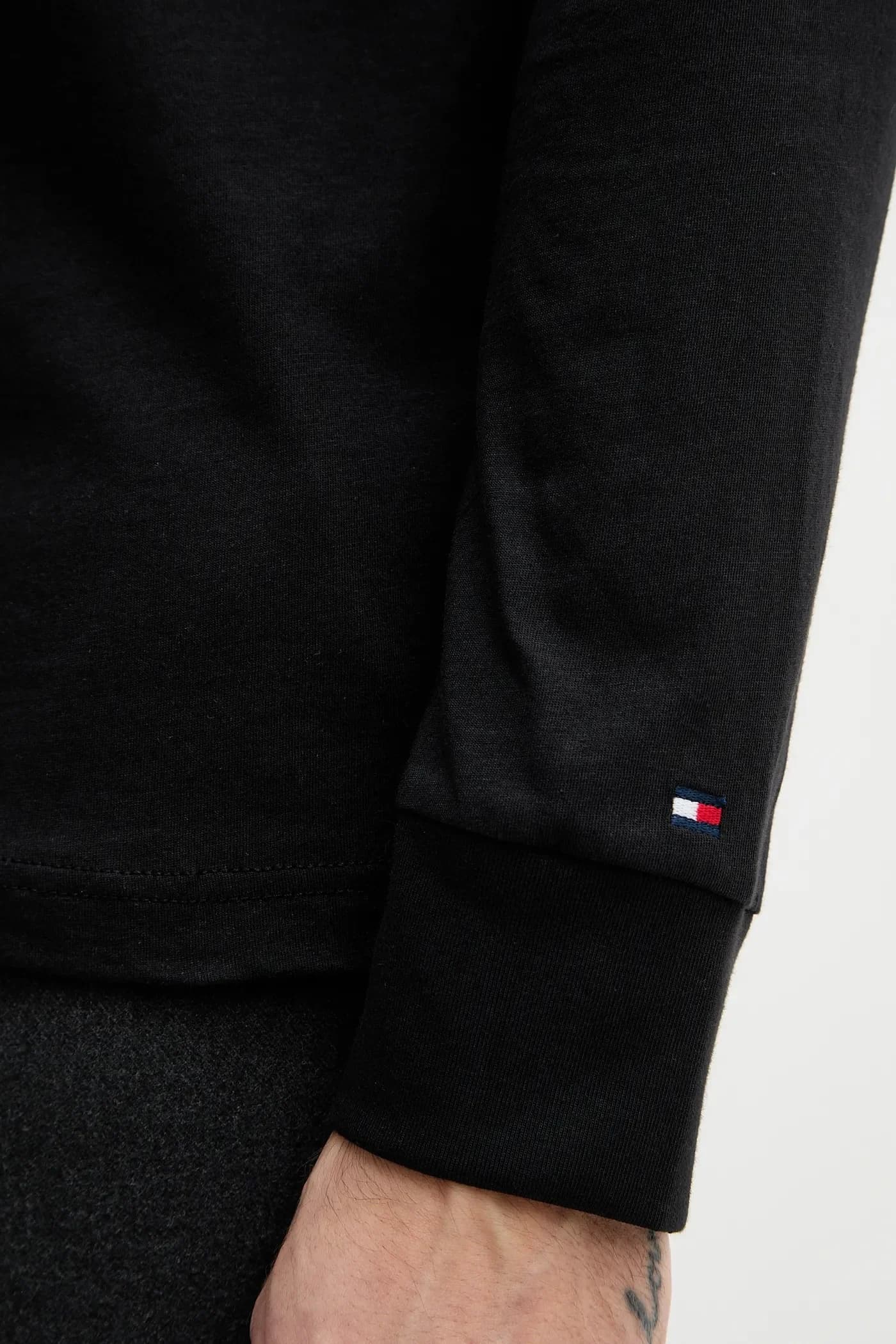 Хлопковая рубашка с длинным рукавом - фото 5