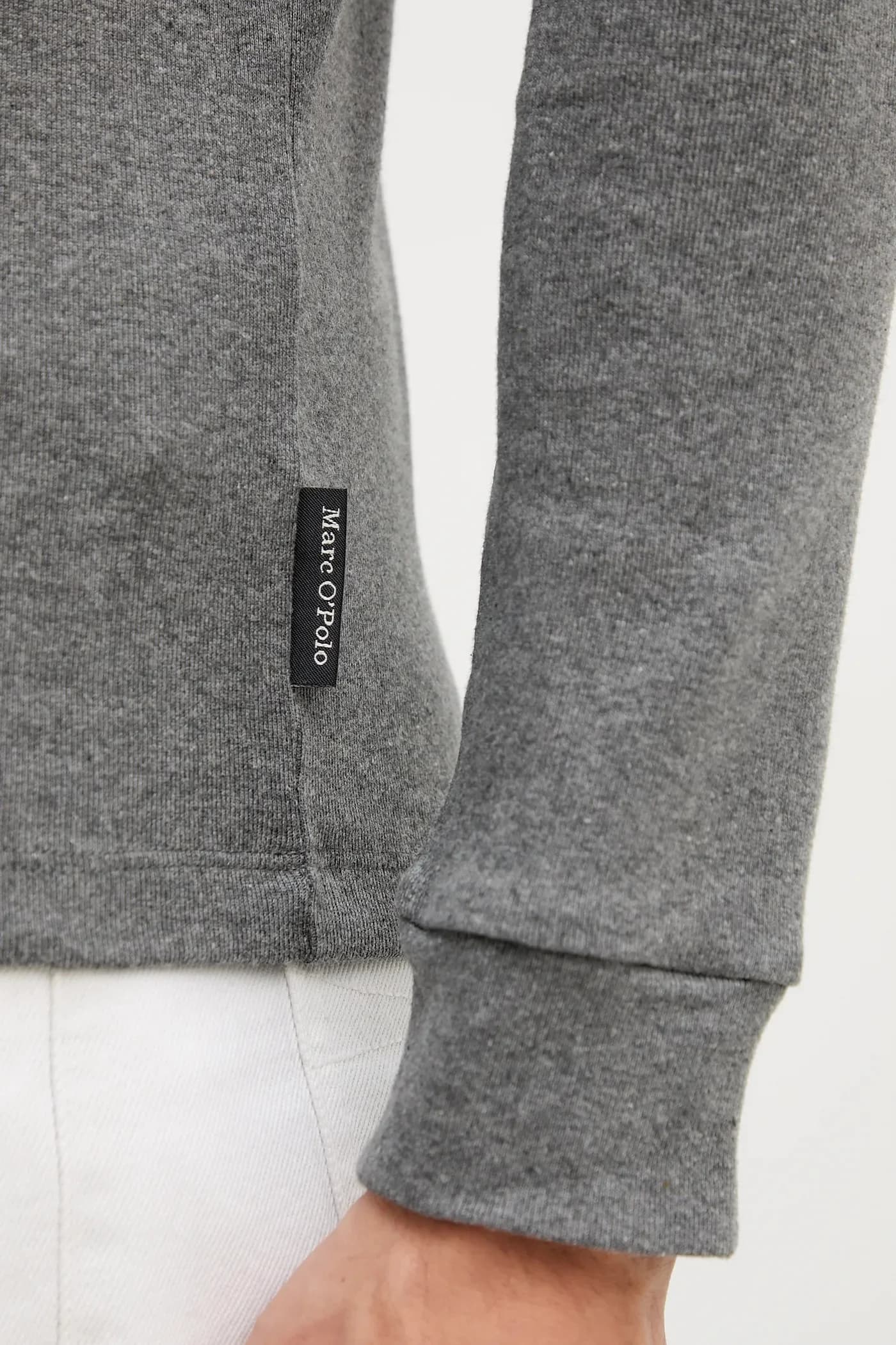 Хлопковая рубашка с длинным рукавом - фото 5