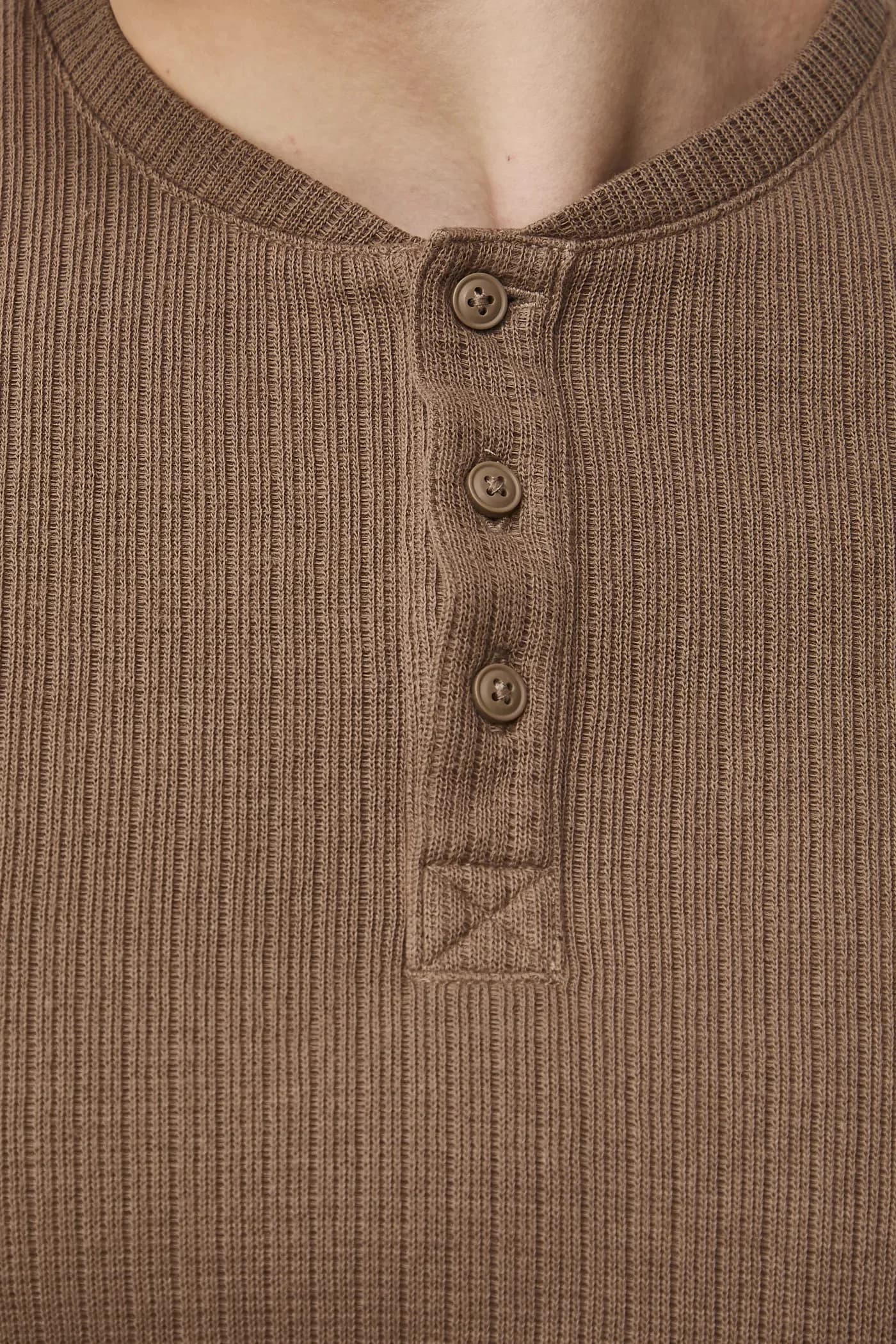 Хлопковая рубашка с длинным рукавом - фото 5