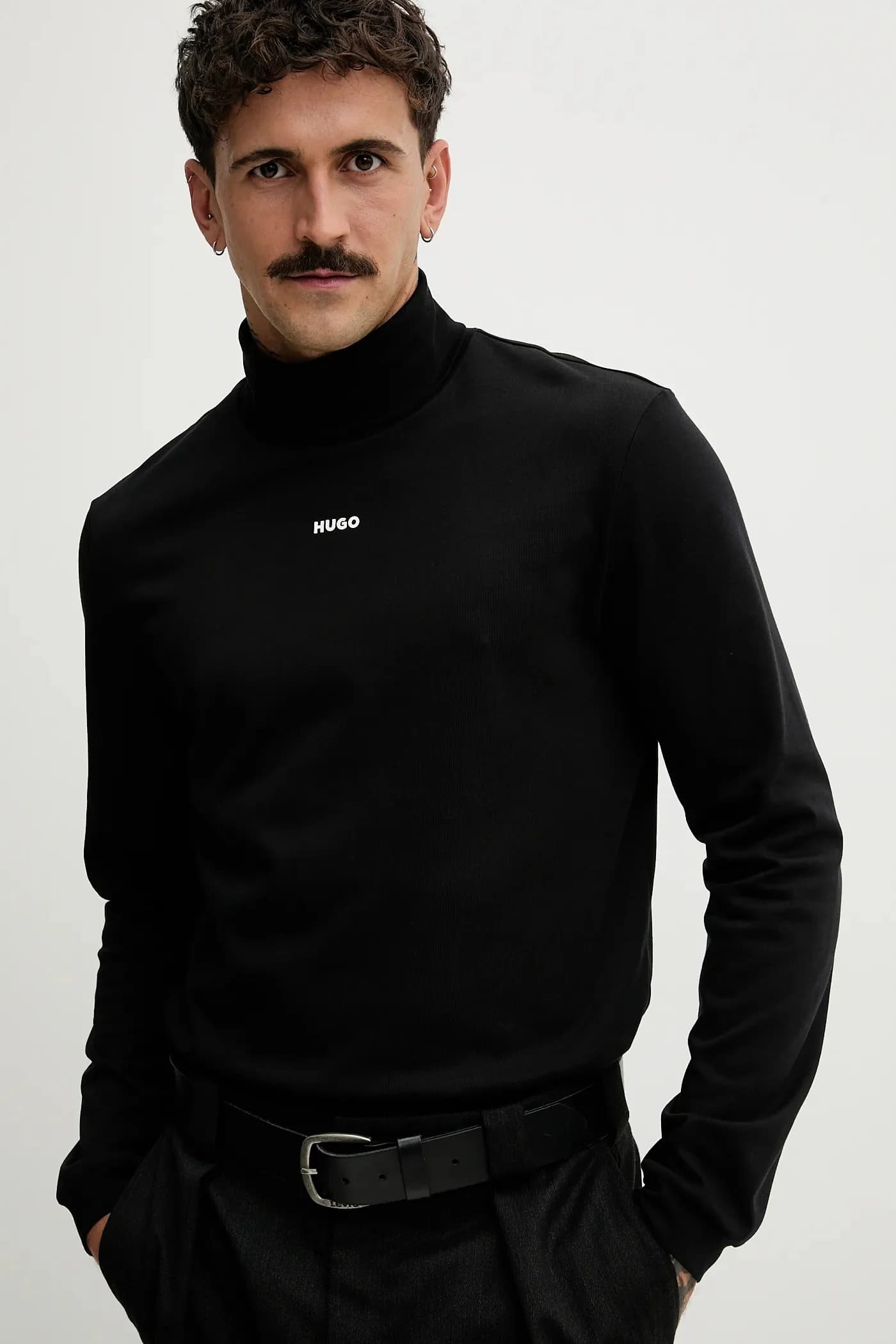 Хлопковая рубашка Daporollo с длинными рукавами - фото 4