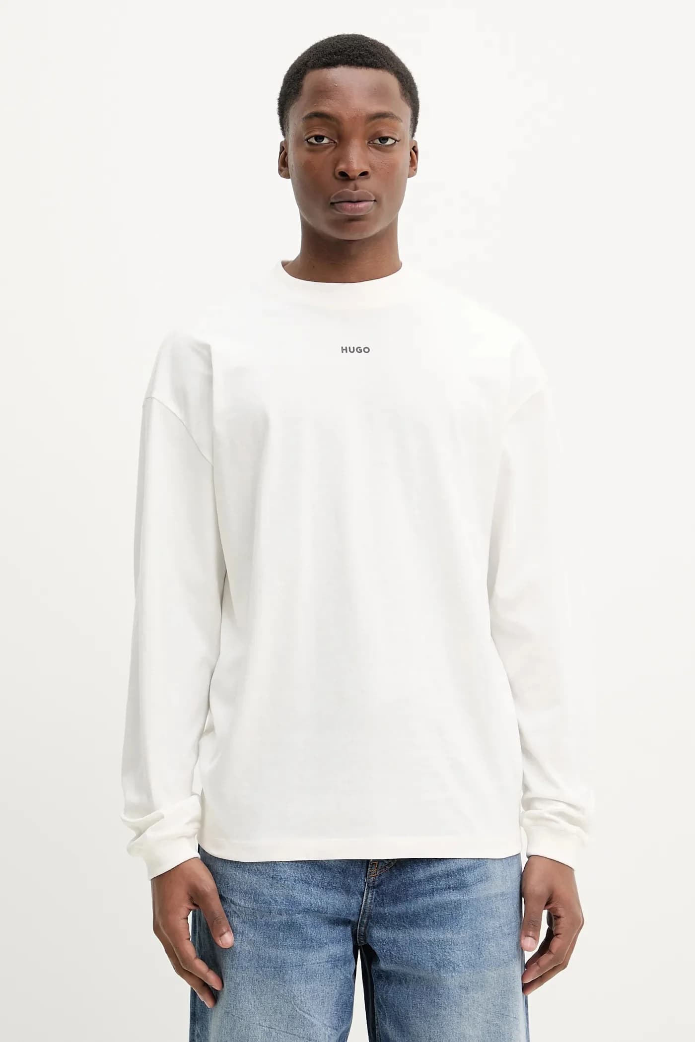 Хлопковая рубашка Daposo с длинными рукавами