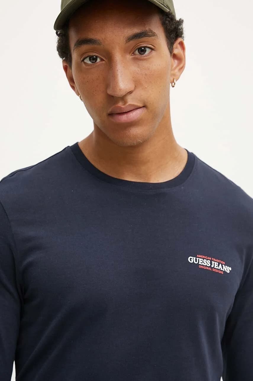 Хлопковая рубашка с длинным рукавом - фото 5