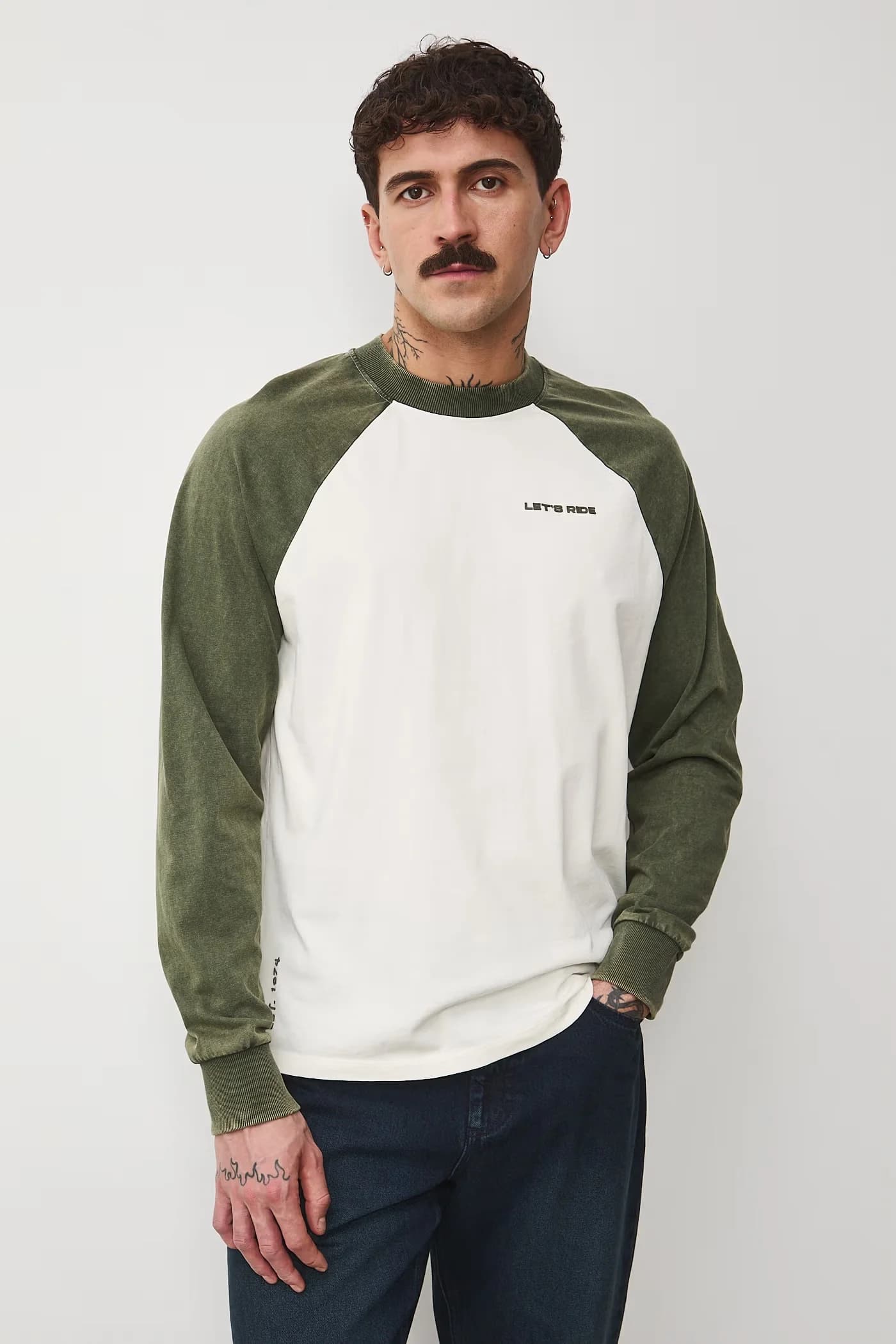 Хлопковая рубашка с длинным рукавом - фото 2