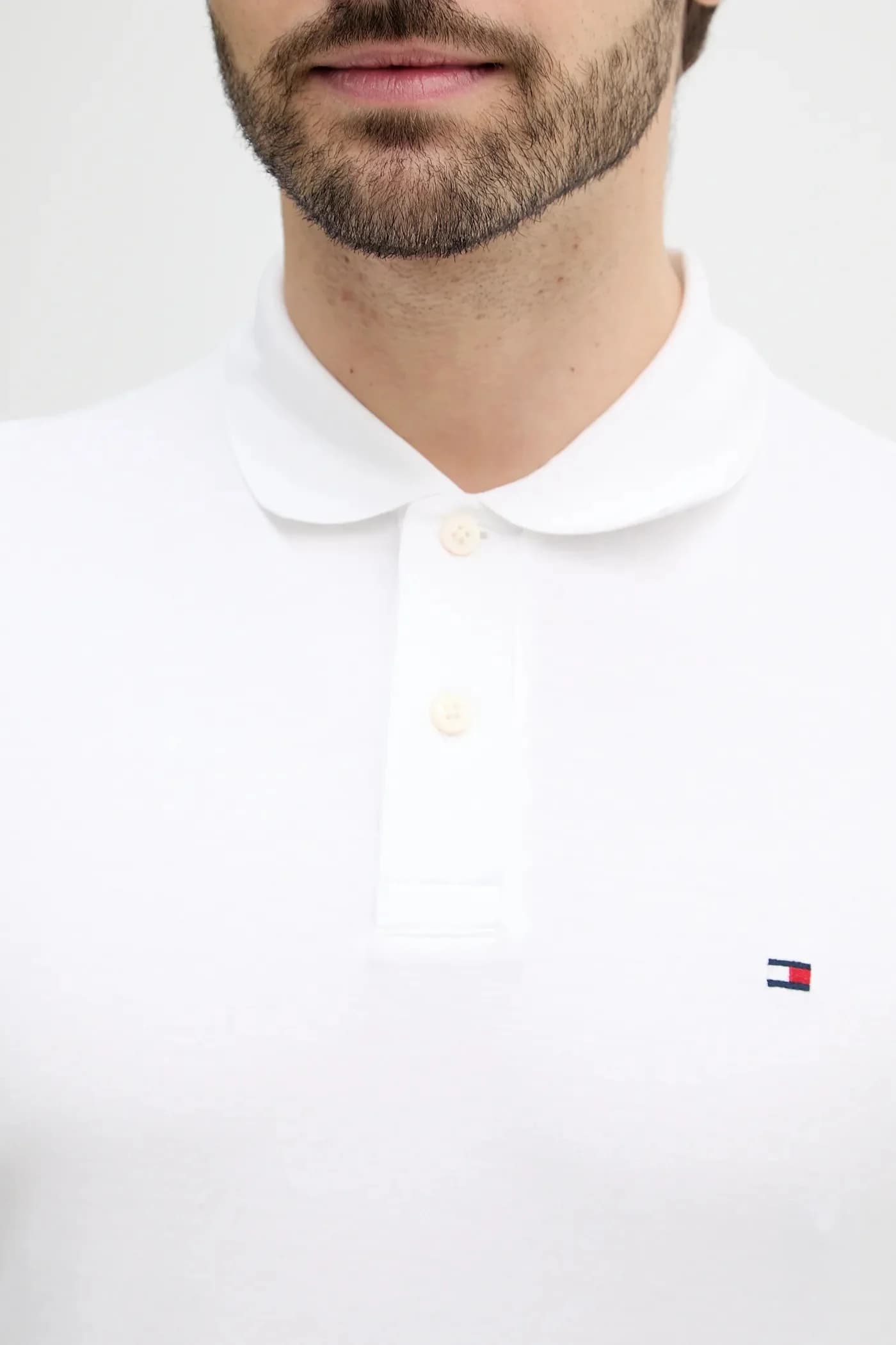 Хлопковая рубашка с длинным рукавом - фото 5