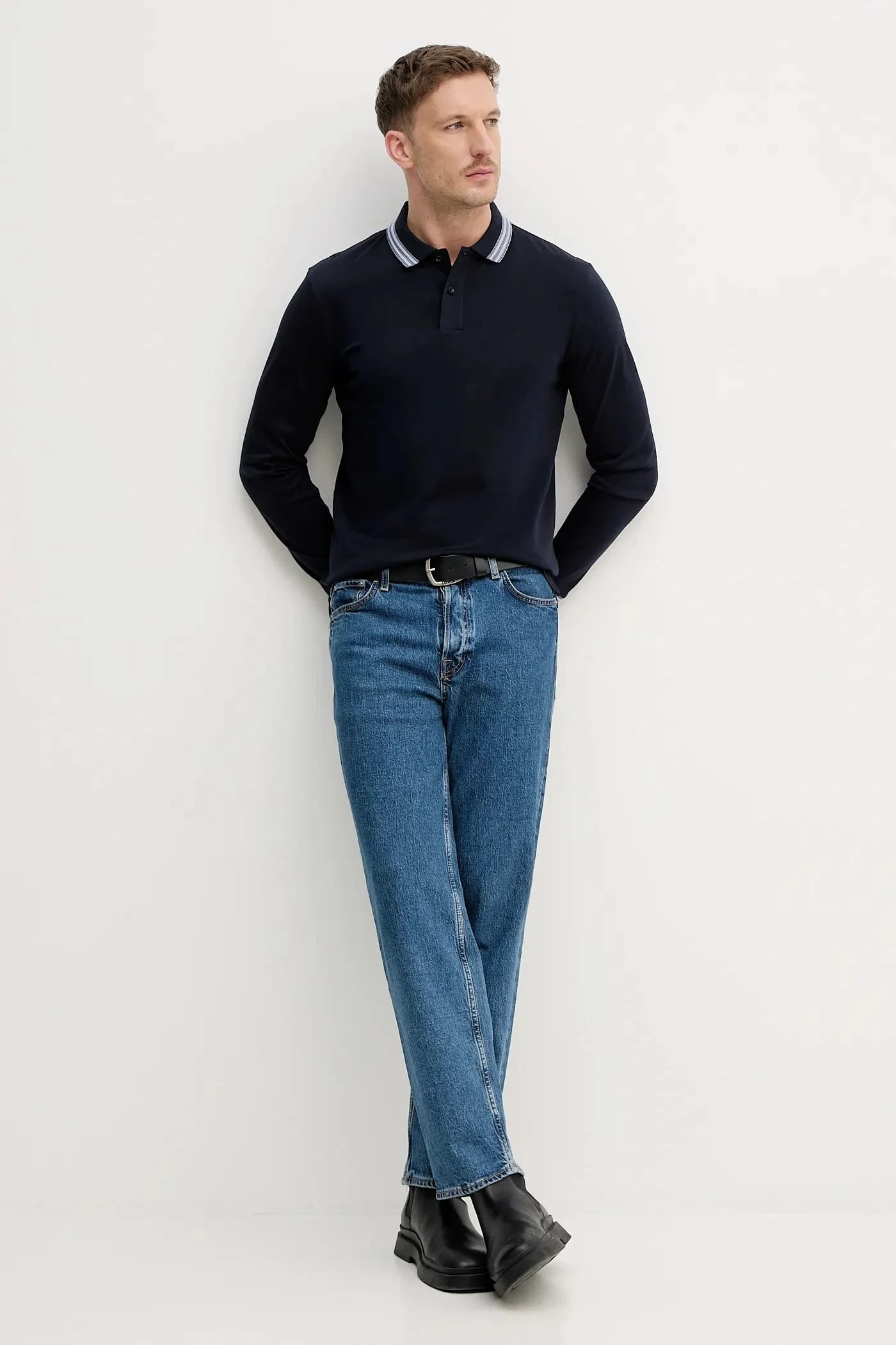 Хлопковая рубашка с длинными рукавами H-Pleins 202 - фото 2