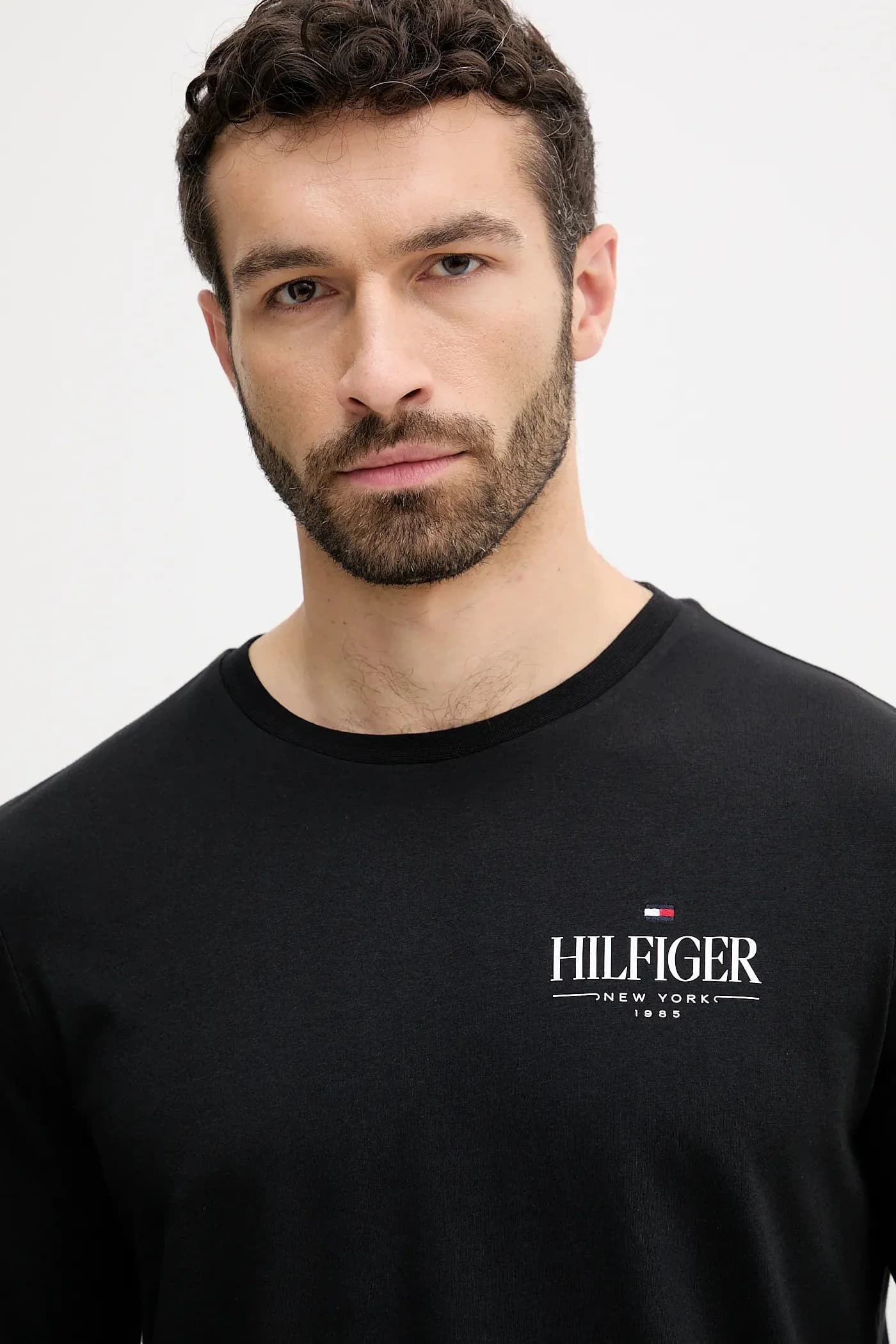 Хлопковая рубашка с длинным рукавом - фото 4