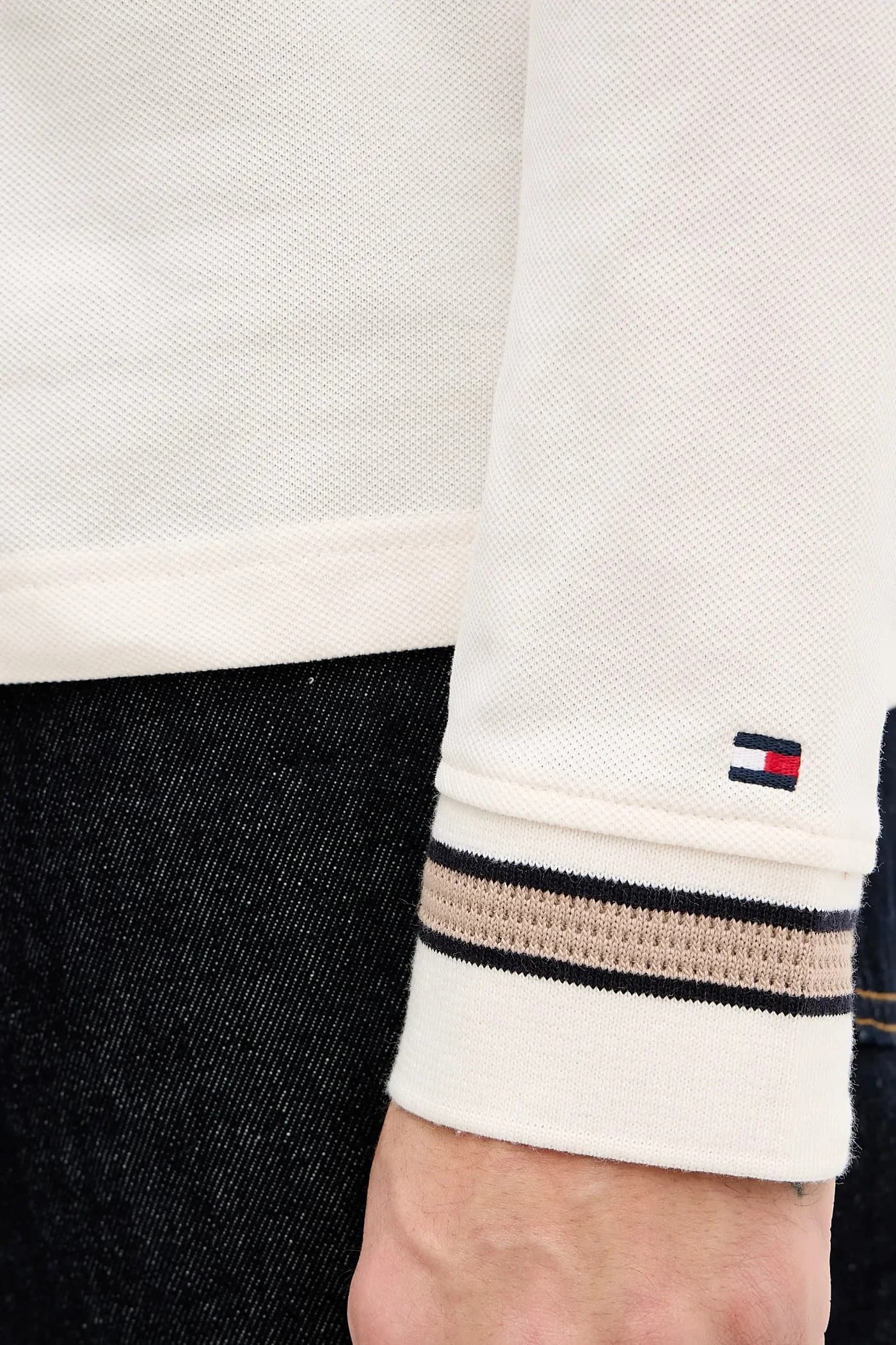 Хлопковая рубашка с длинным рукавом - фото 5