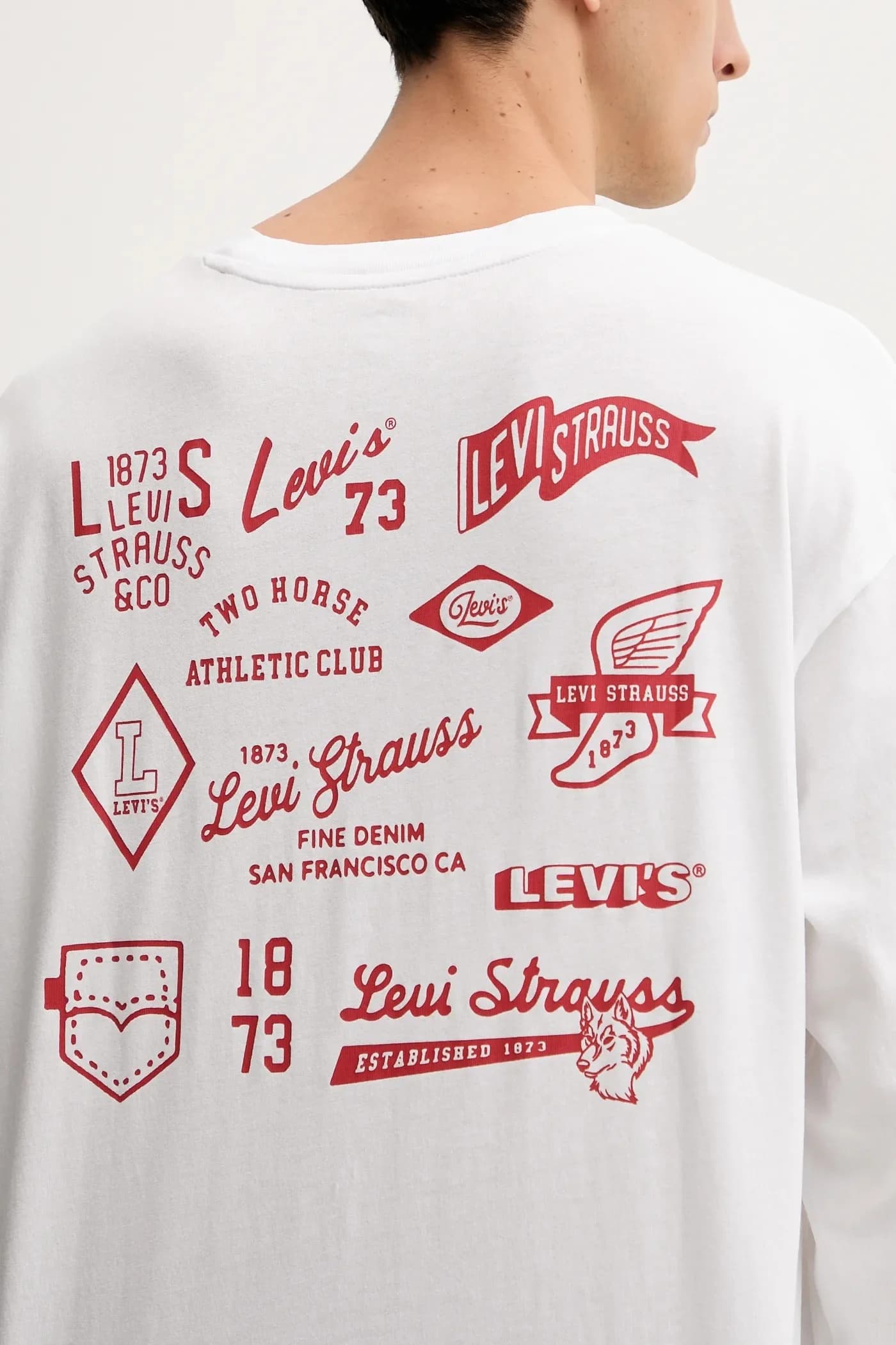 Хлопковая рубашка с длинным рукавом - фото 5