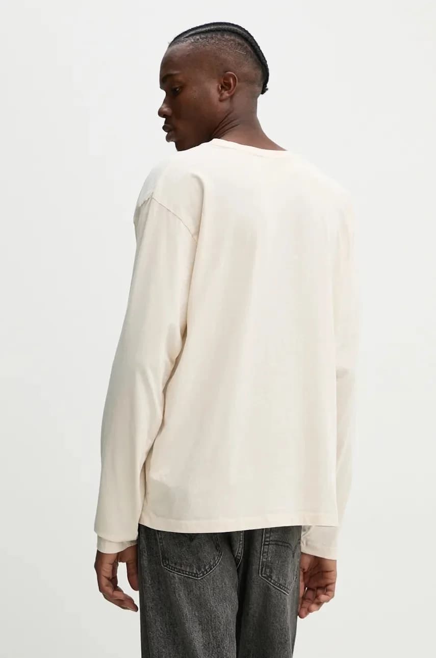 Хлопковая рубашка с длинным рукавом - фото 3