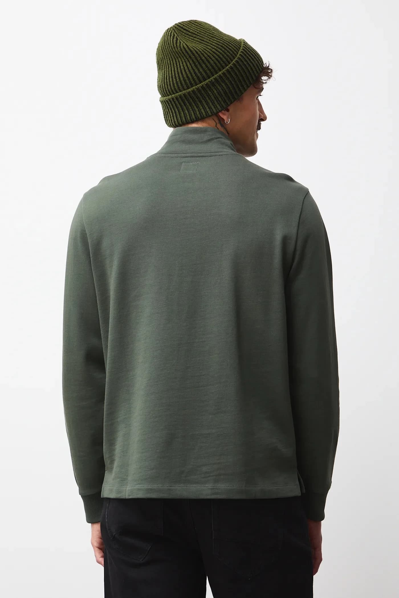 Хлопковая рубашка с длинным рукавом - фото 3