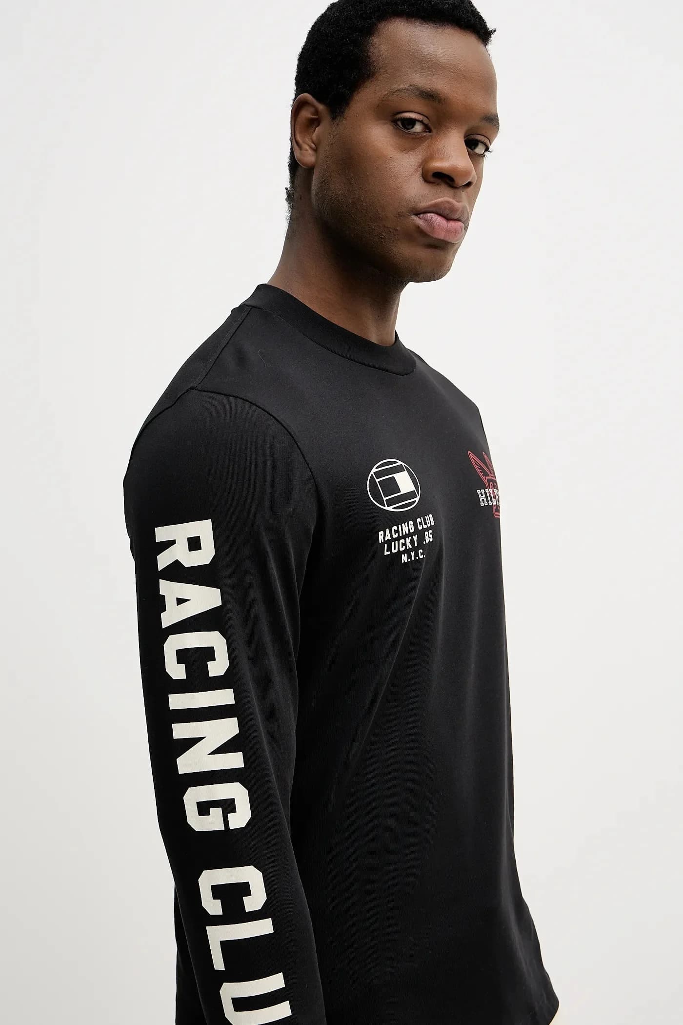 Хлопковая рубашка с длинным рукавом - фото 4