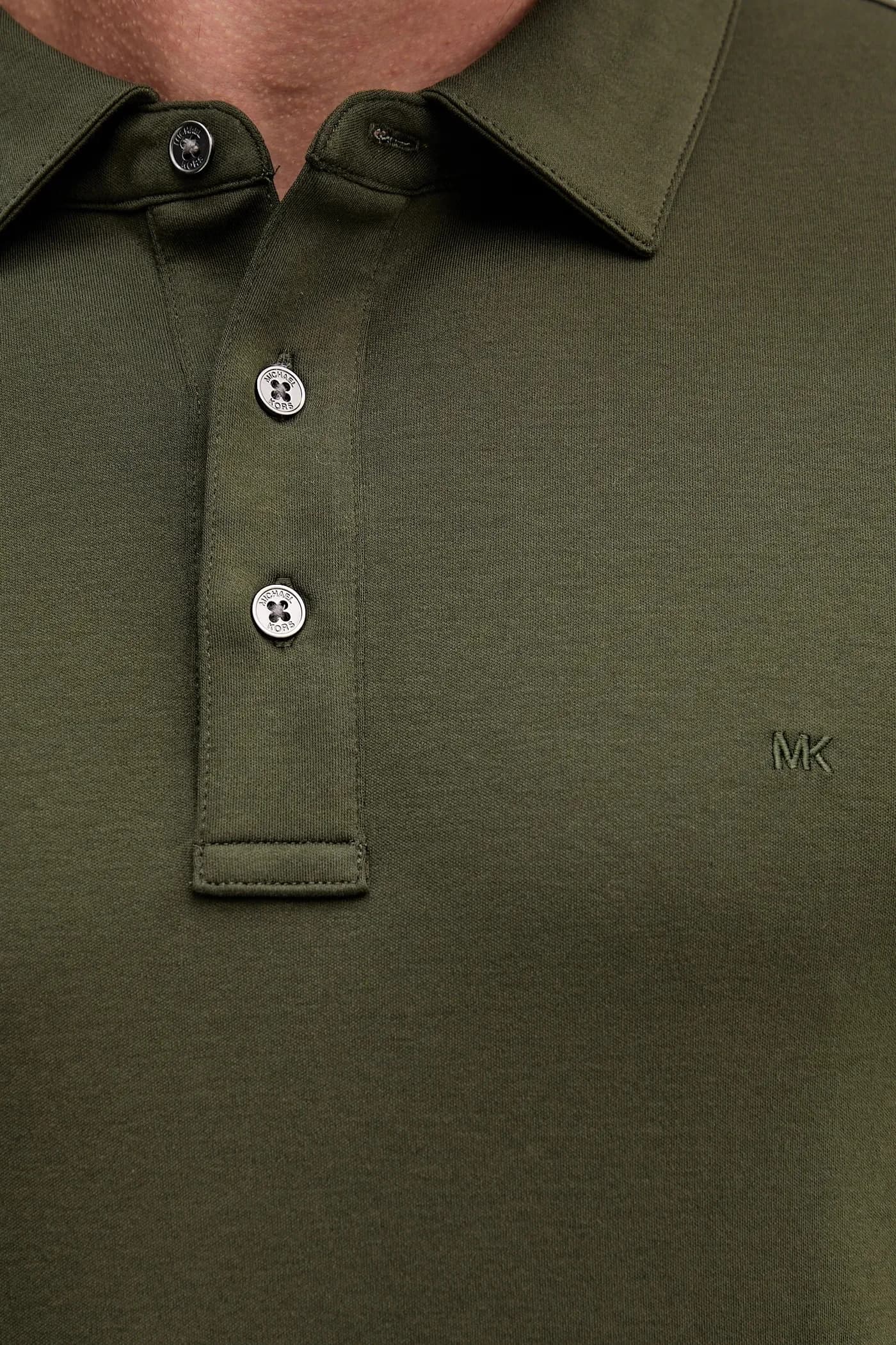 Хлопковая рубашка с длинным рукавом - фото 5