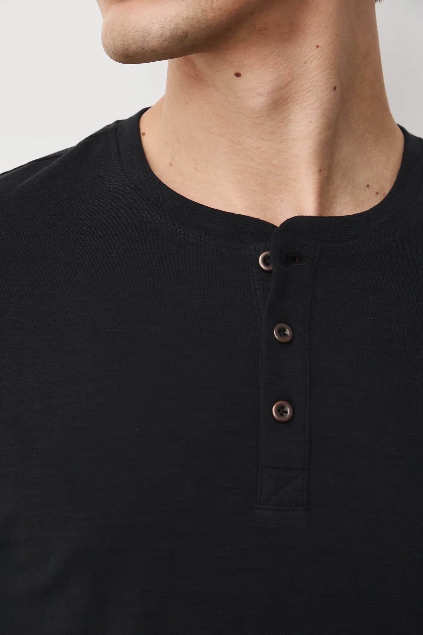 Мужская хлопковая рубашка с длинным рукавом - фото 5