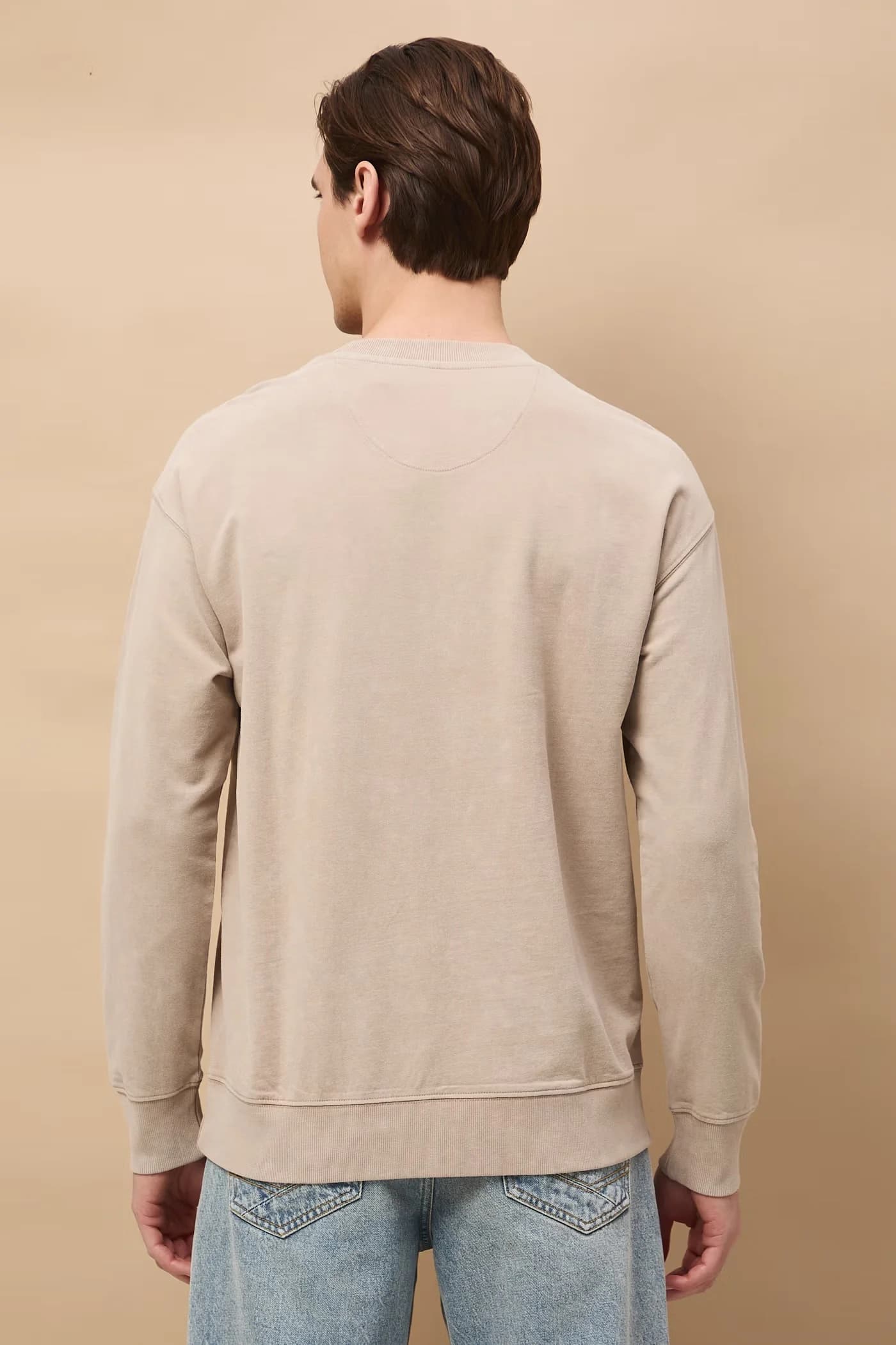 Мужская хлопковая рубашка с длинным рукавом - фото 3