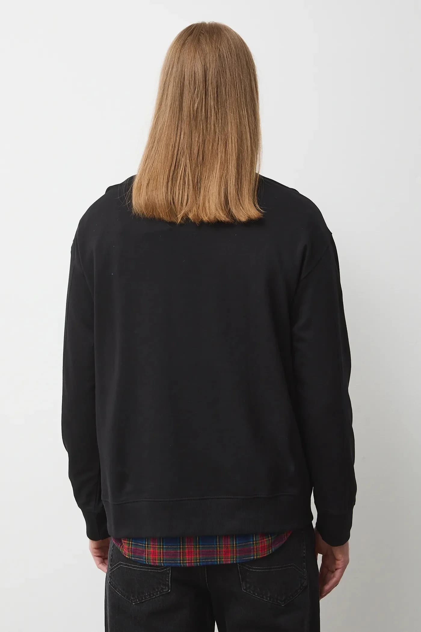 Хлопковая рубашка с длинным рукавом - фото 4