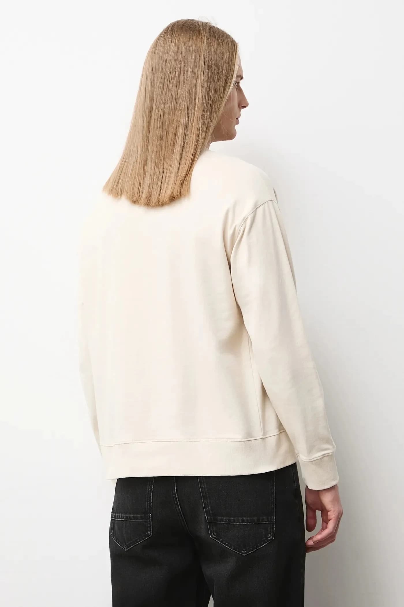 Хлопковая рубашка с длинным рукавом - фото 3