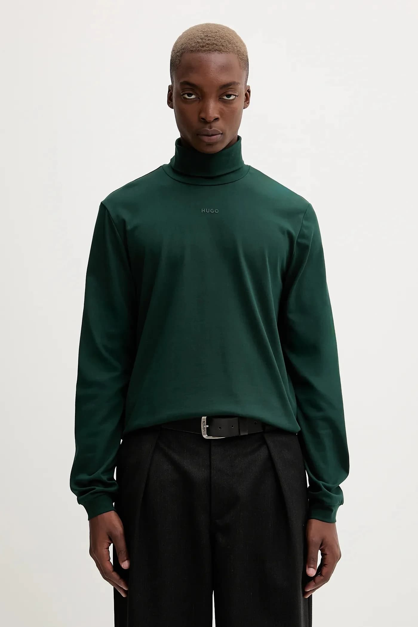 Хлопковая рубашка Daporollo с длинными рукавами